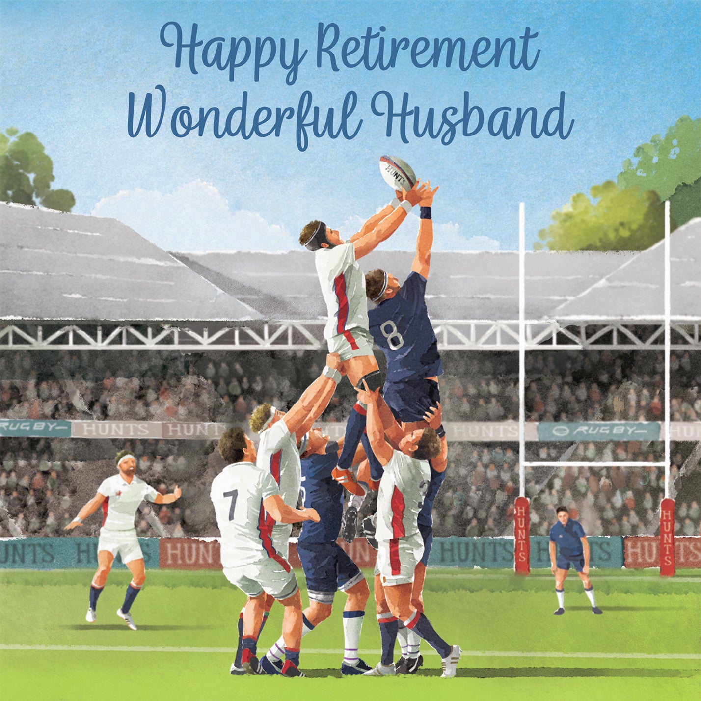 Rugby Husband Retirement Card Milo's Gallery - Default Title (B0CPR5VFQ9)