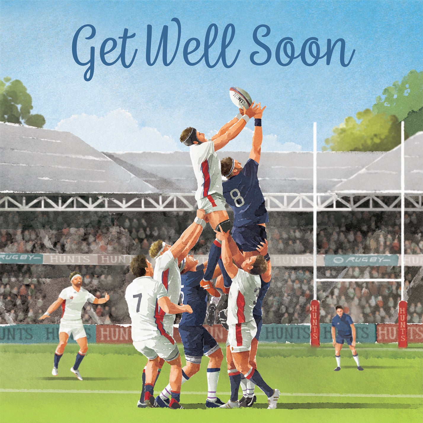 Rugby Get Well Soon Card Milo's Gallery - Default Title (B0CPR64HKT)