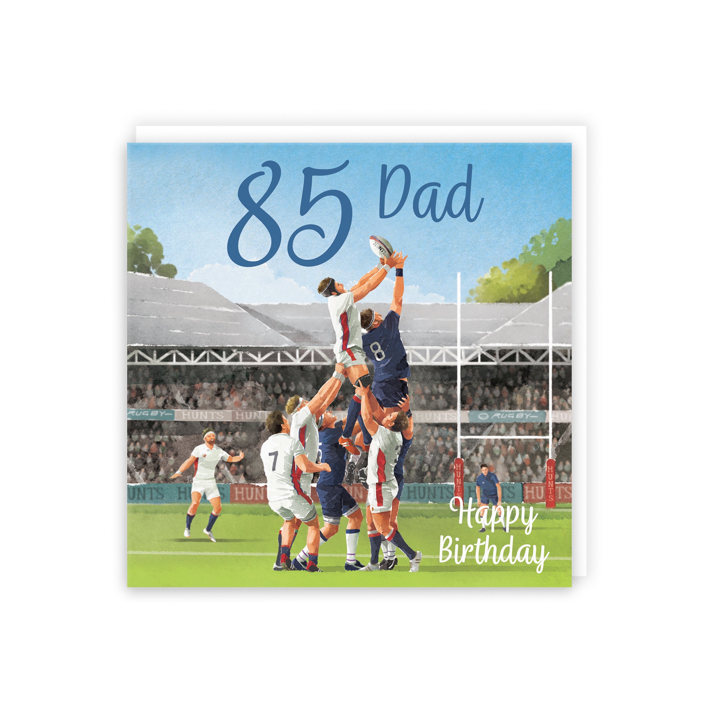 85th Dad Rugby Birthday Card Milo's Gallery - Default Title (B0CPR661MR)