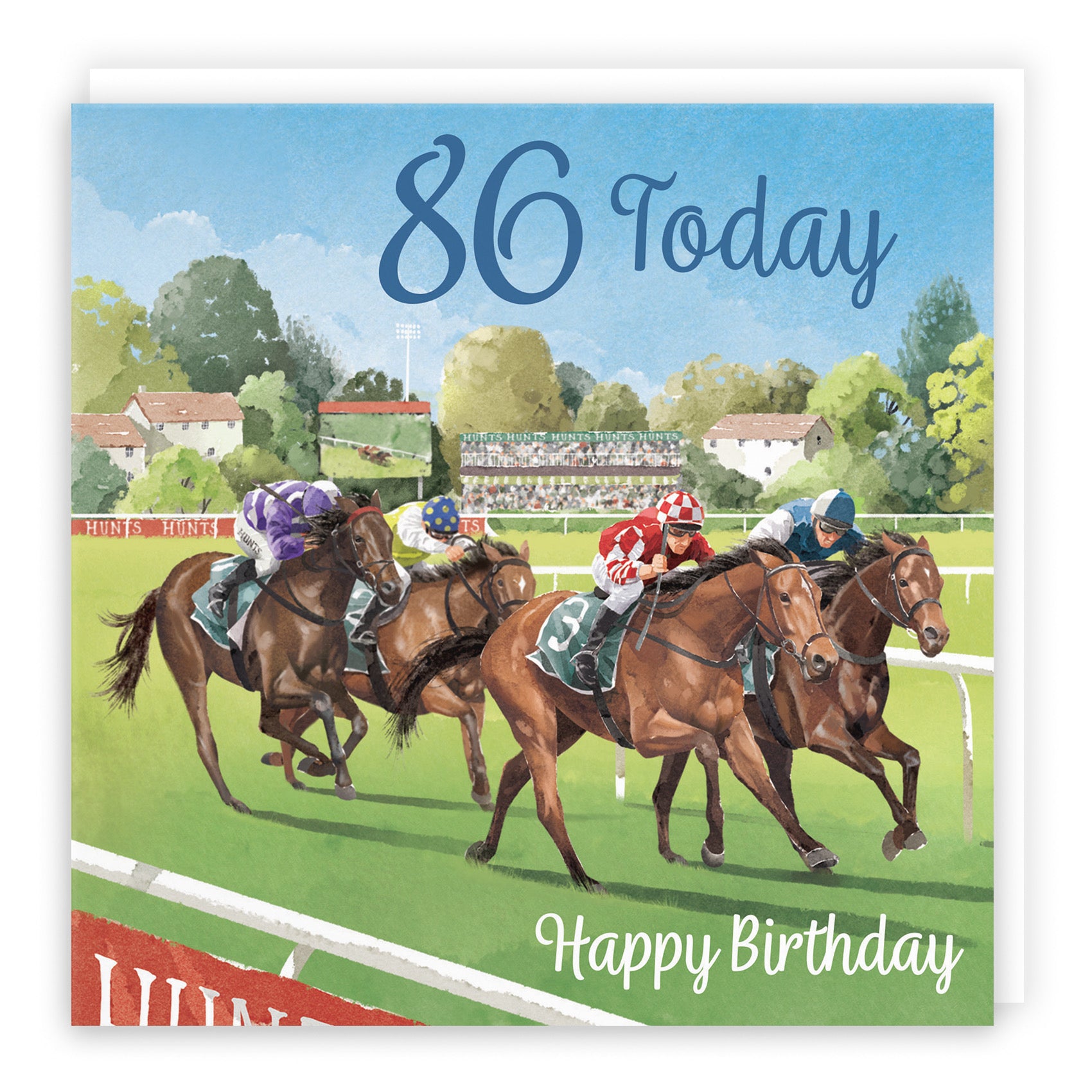 Horse Racing 86th Birthday Card Milo's Gallery - Default Title (B0CPWT859F)