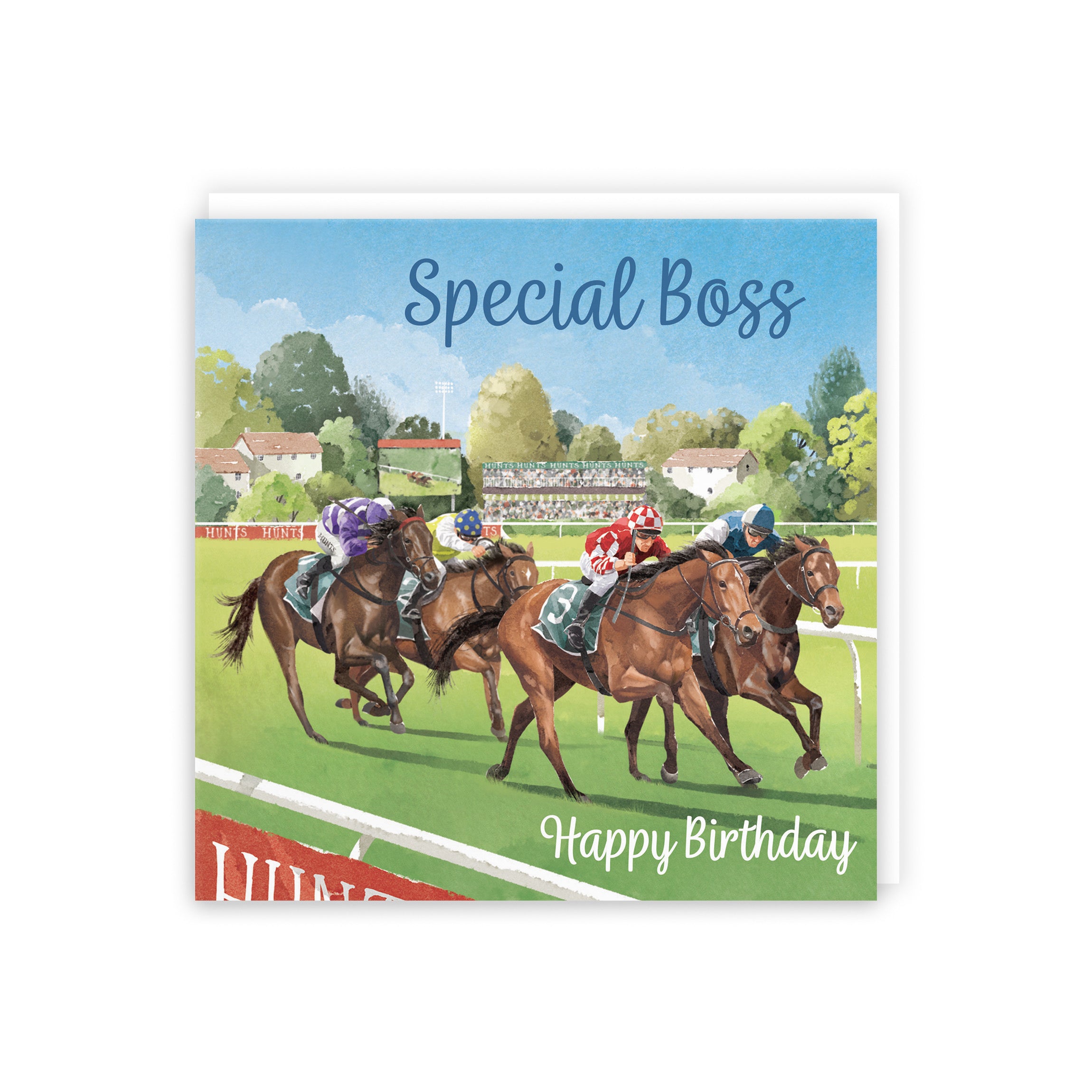 Boss Horse Racing Birthday Card Milo's Gallery - Default Title (B0CPWTXLJF)