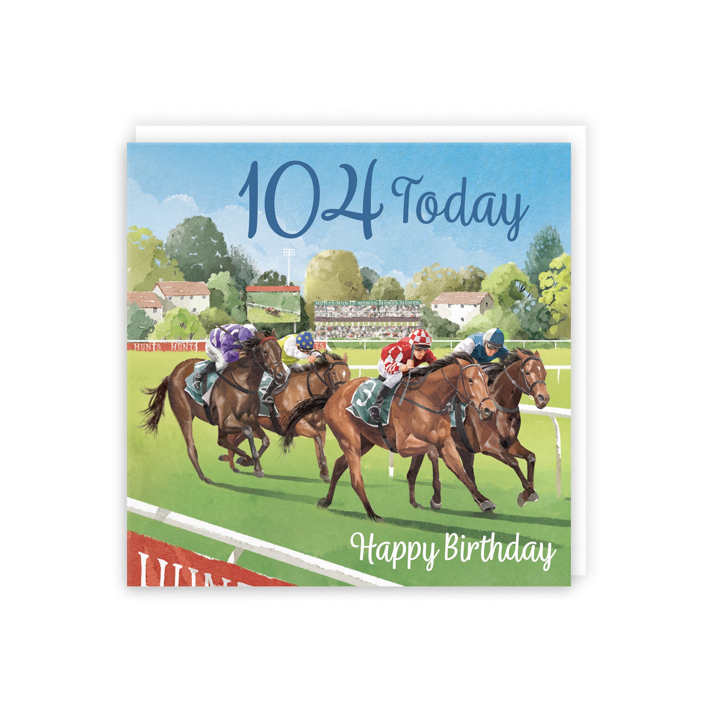 Horse Racing 104th Birthday Card Milo's Gallery - Default Title (B0CPWV2XGJ)