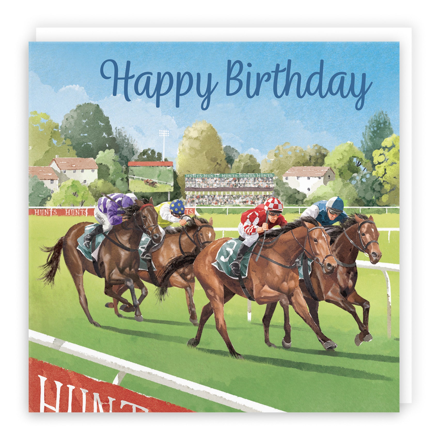 Horse Racing Birthday Card Milo's Gallery - Default Title (B0CPWV5518)