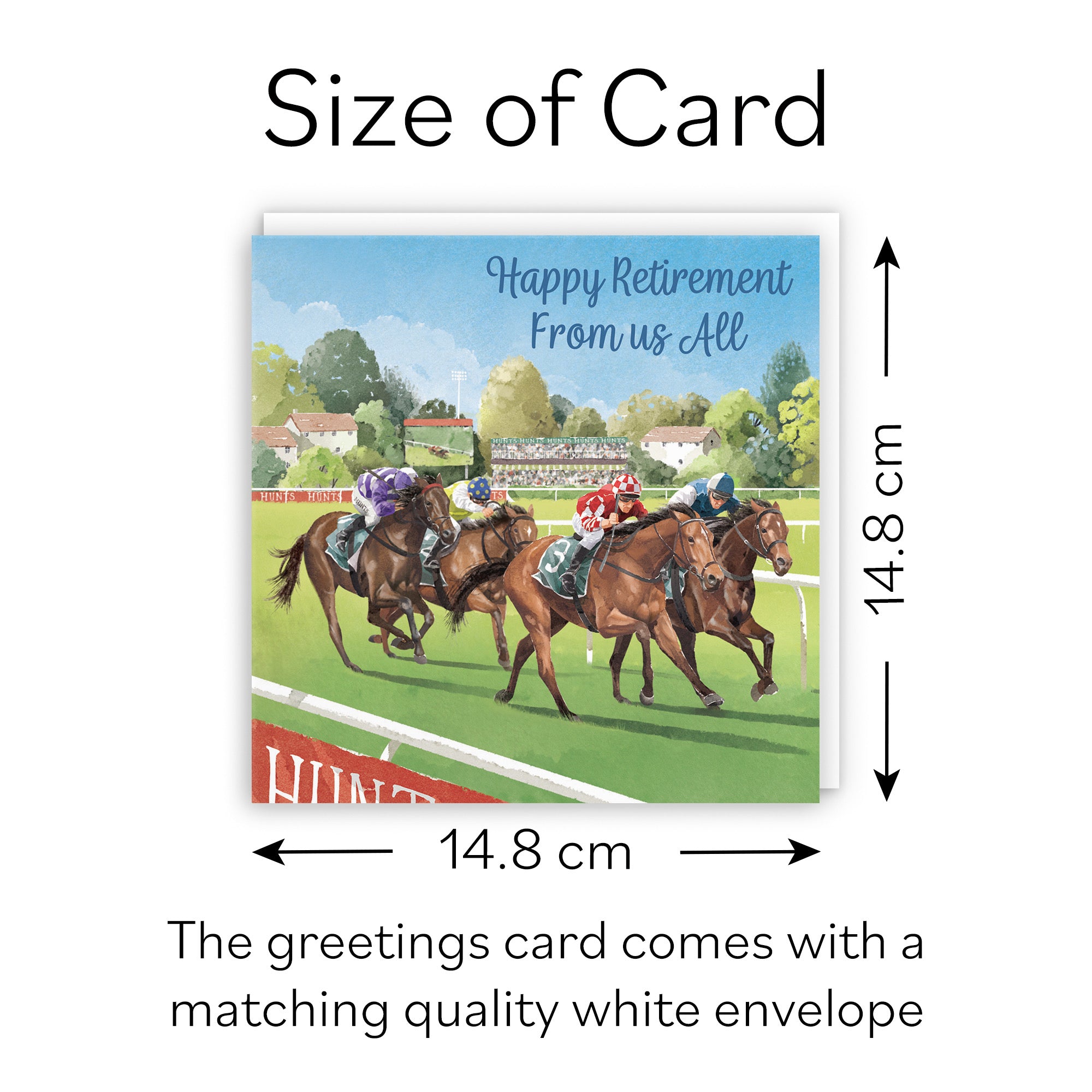 Horse Racing Retirement Card From Us All Milo's Gallery - Default Title (B0CPWV9JV1)