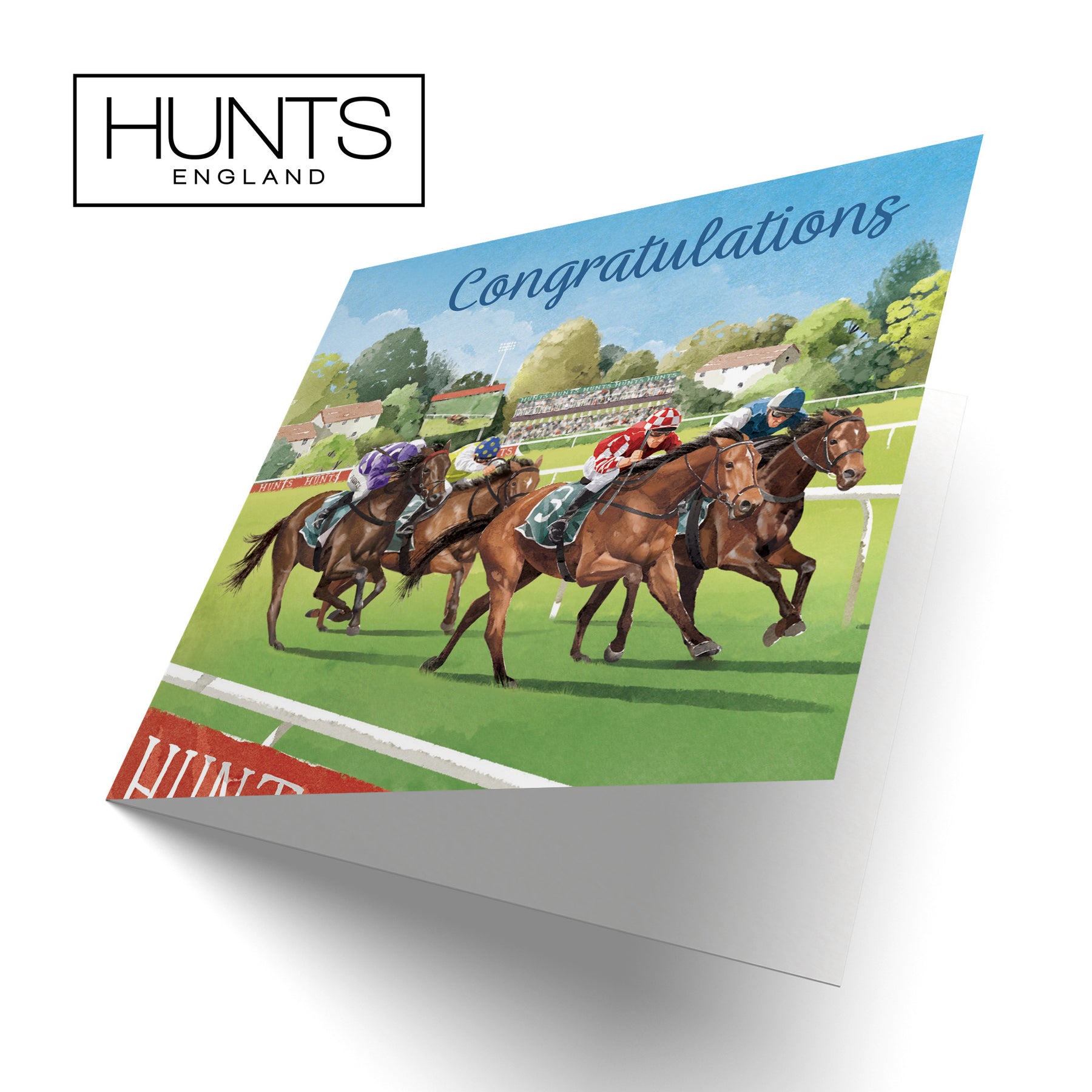 Congratulations Horse Racing Card Milo's Gallery – Hunts England