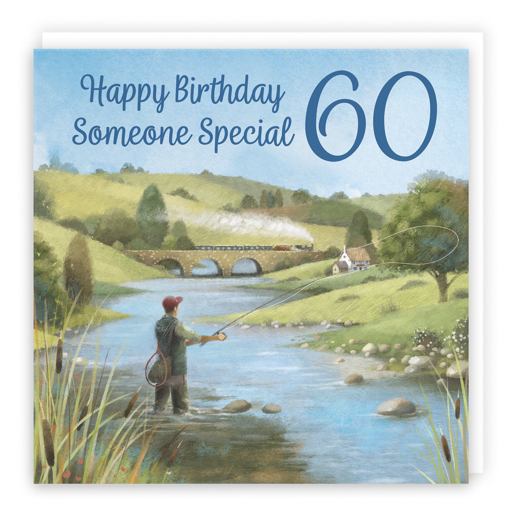 60th Someone Special Fly Fishing Birthday Card Milo's Gallery - Default Title (B0CQWR1HT7)