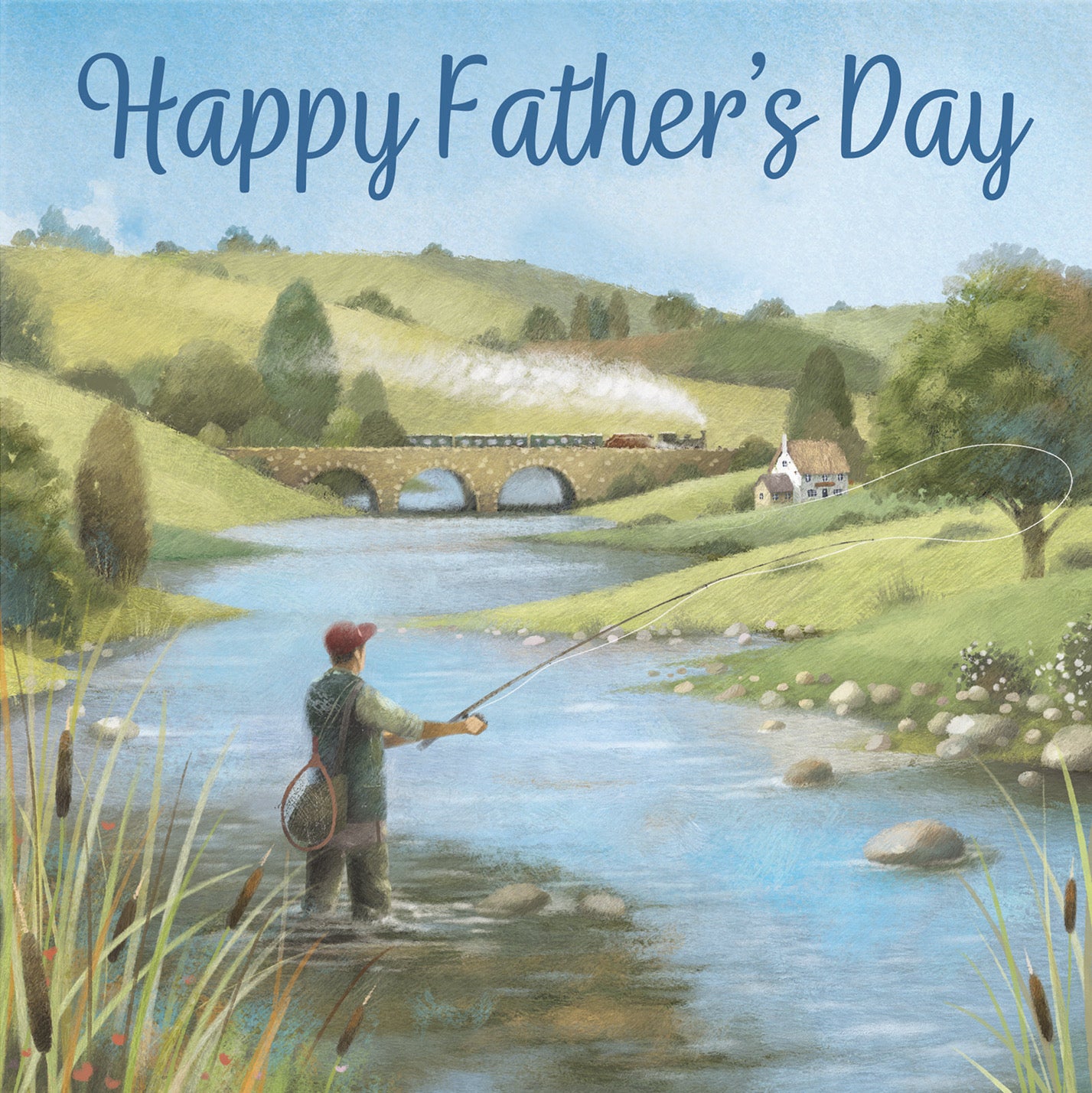 Fly Fishing Father's Day Card Milo's Gallery - Default Title (B0CQWRQDGJ)