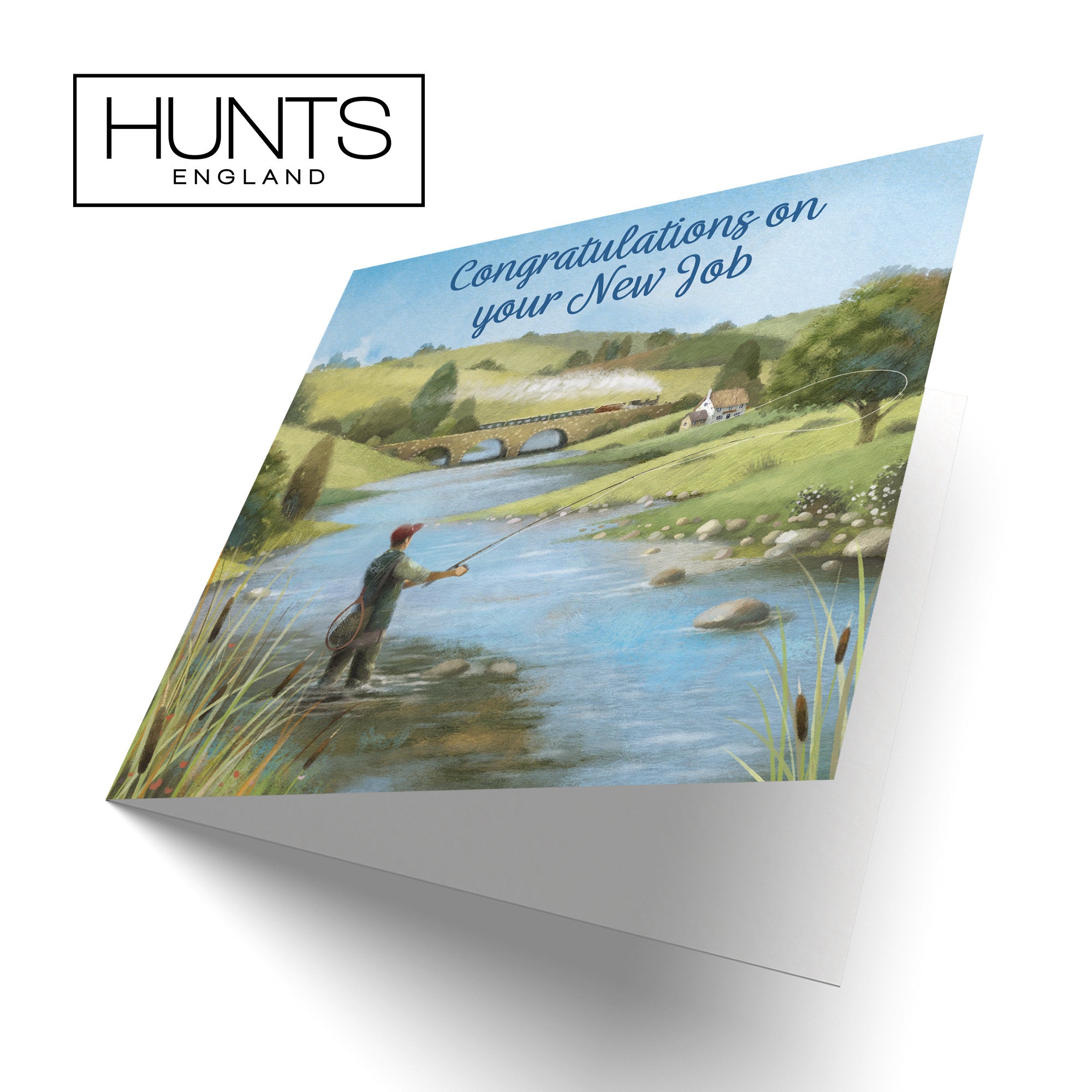 Fly Fishing New Job Congratulations Card Milo's Gallery - Default Title (B0CQWRX3JT)