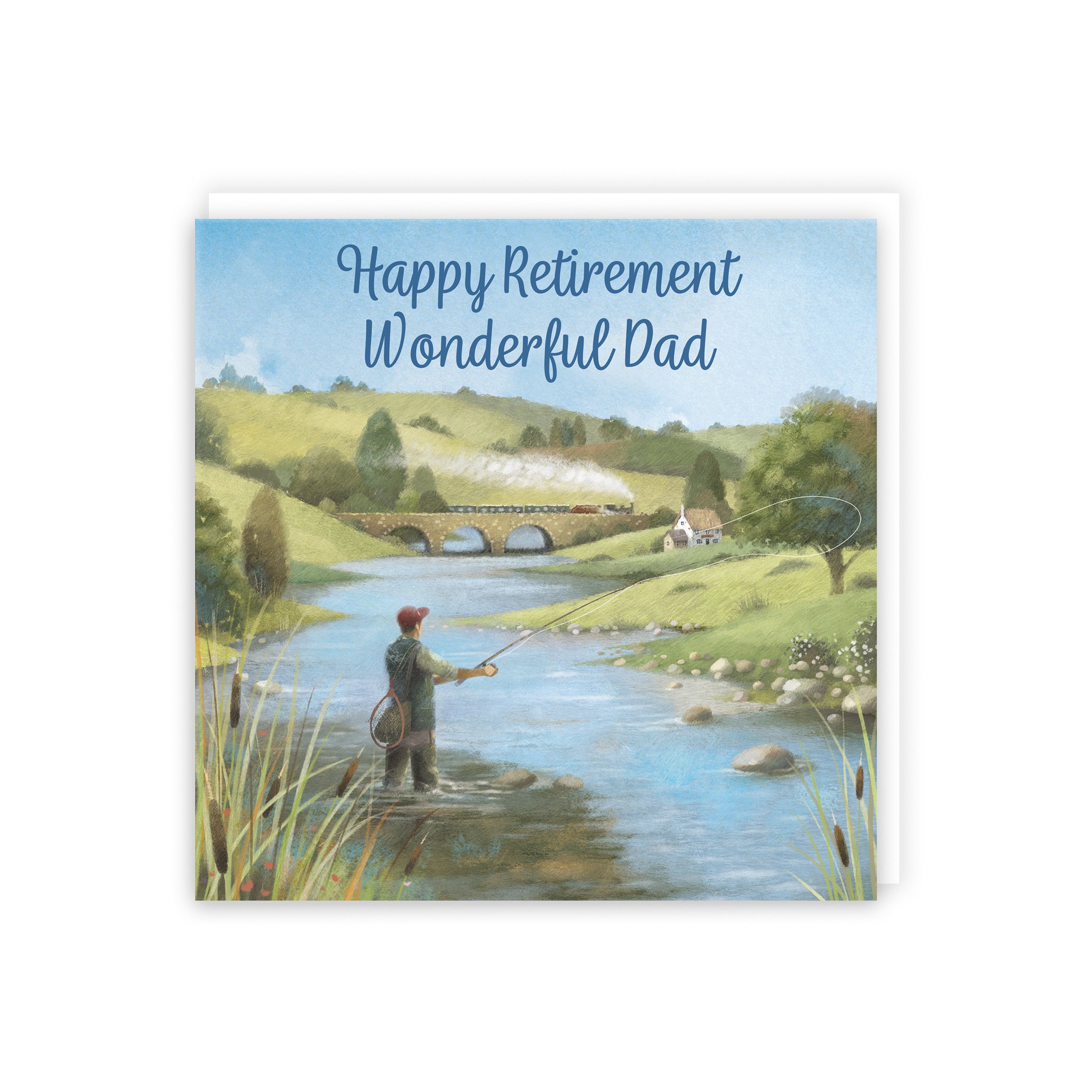 Fly Fishing Dad Retirement Card Milo's Gallery - Default Title (B0CQWS45J8)