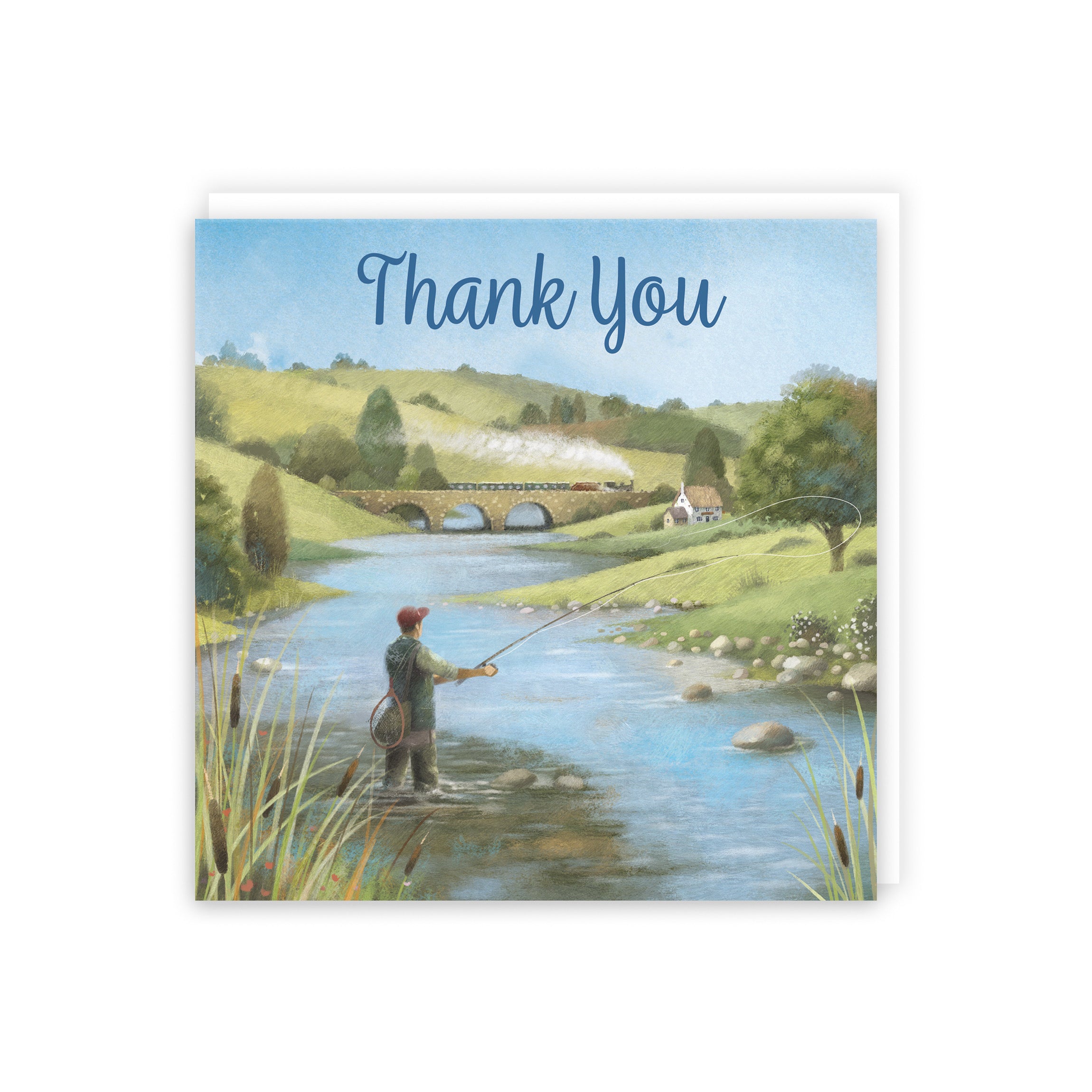 Fly Fishing Thank You Card Milo's Gallery - Default Title (B0CQWS525M)