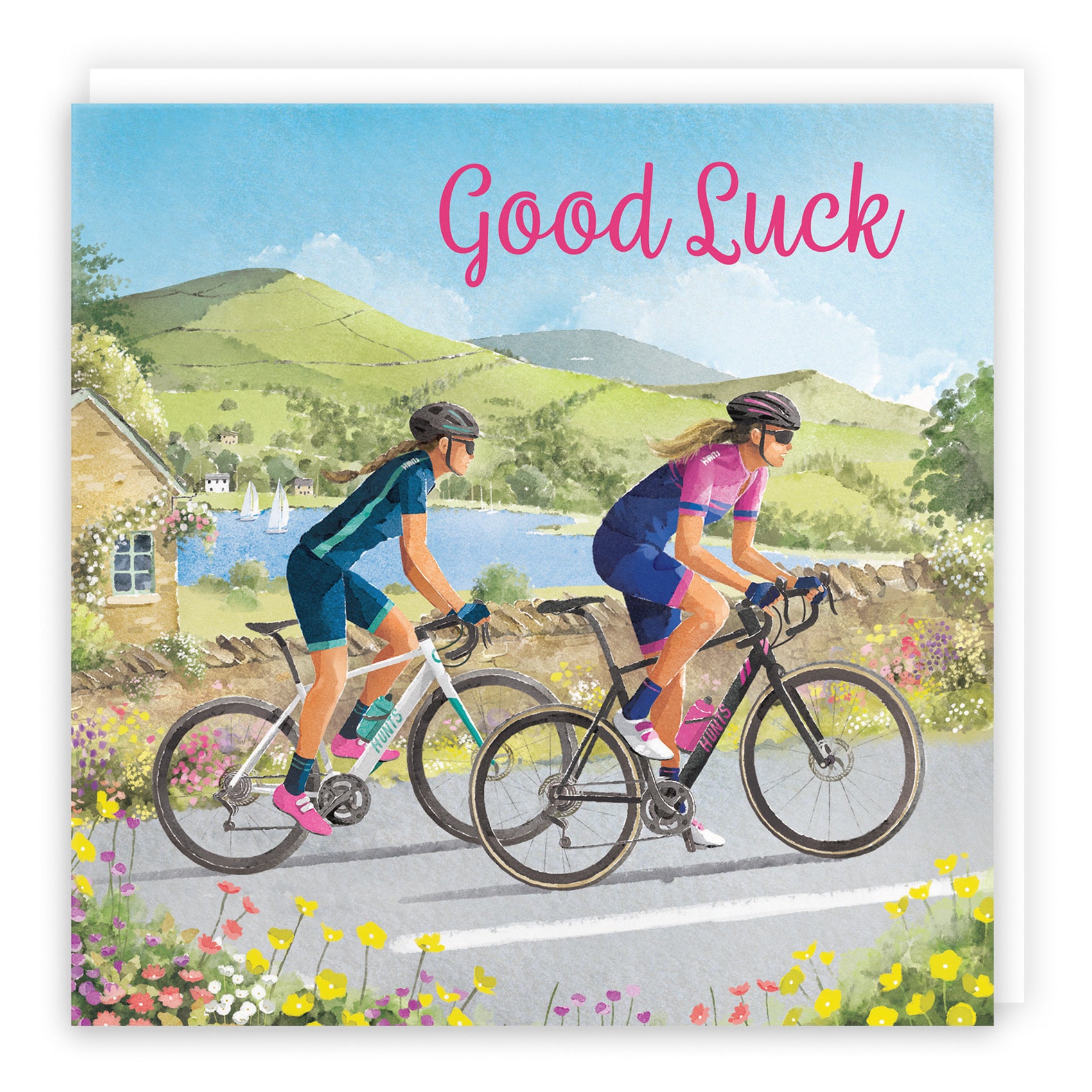 Cycling Female Good Luck Card Milo's Gallery - Default Title (B0CQZ3QMXH)