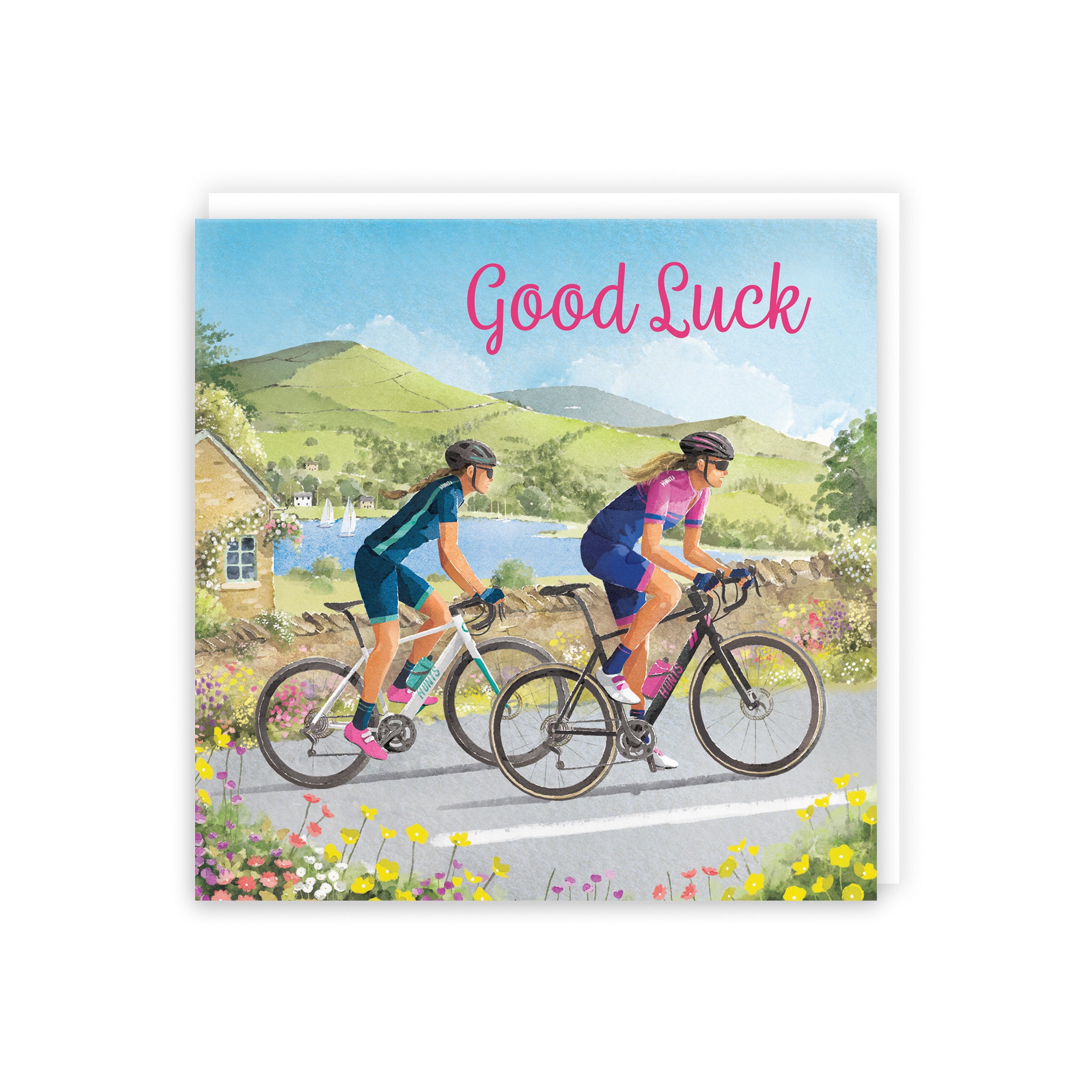 Cycling Female Good Luck Card Milo's Gallery - Default Title (B0CQZ3QMXH)