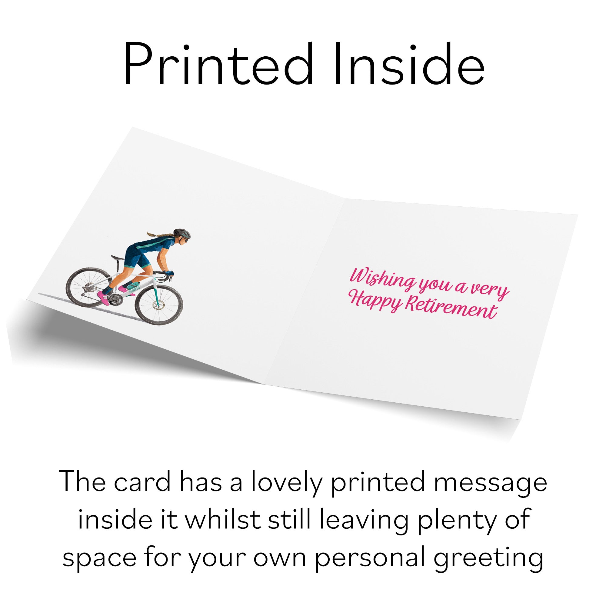 Women's Cycling Retirement Card Milo's Gallery - Default Title (B0CQZ4KY3M)