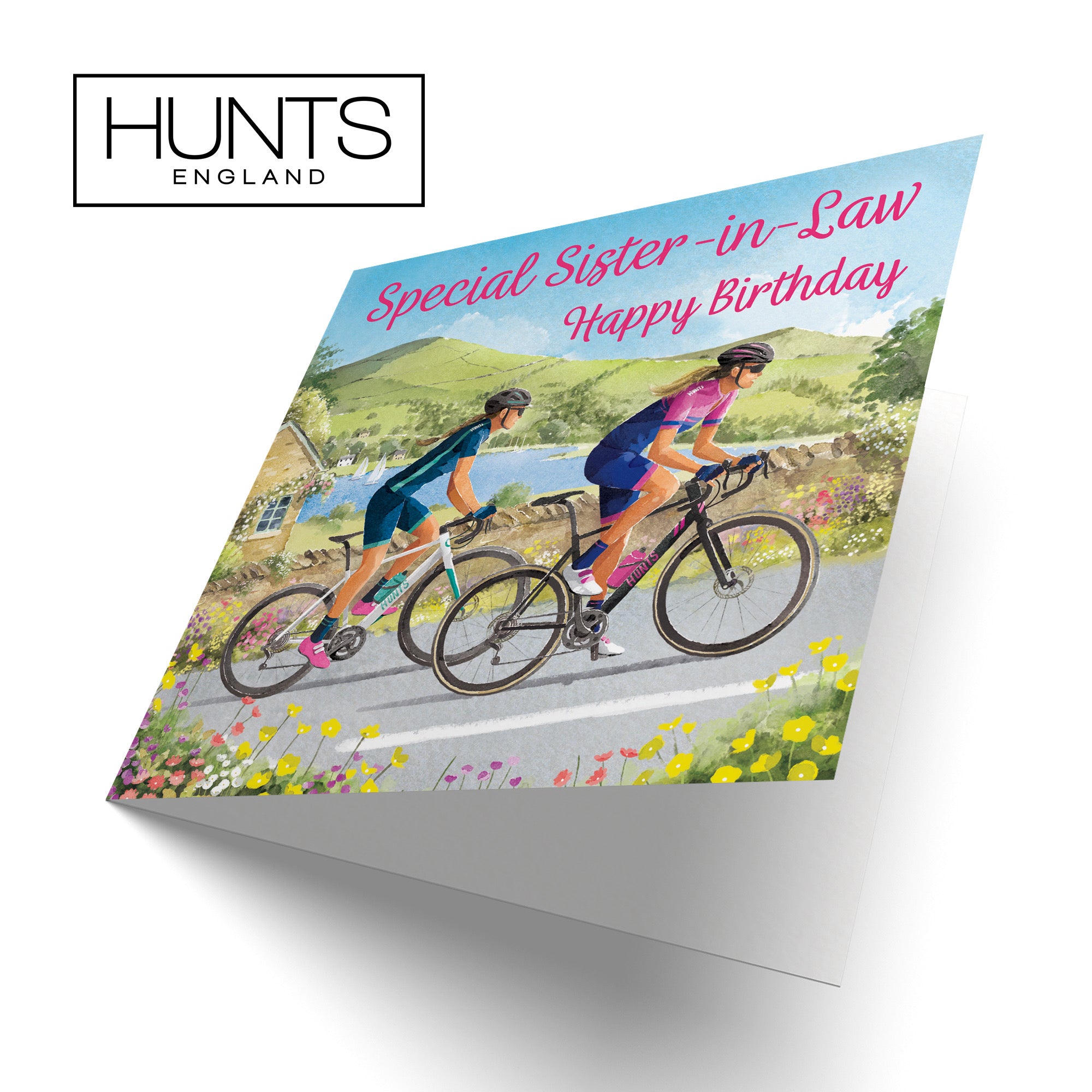 Sister In Law Cycling Birthday Card Milo's Gallery - Default Title (B0CQZ4MYCG)