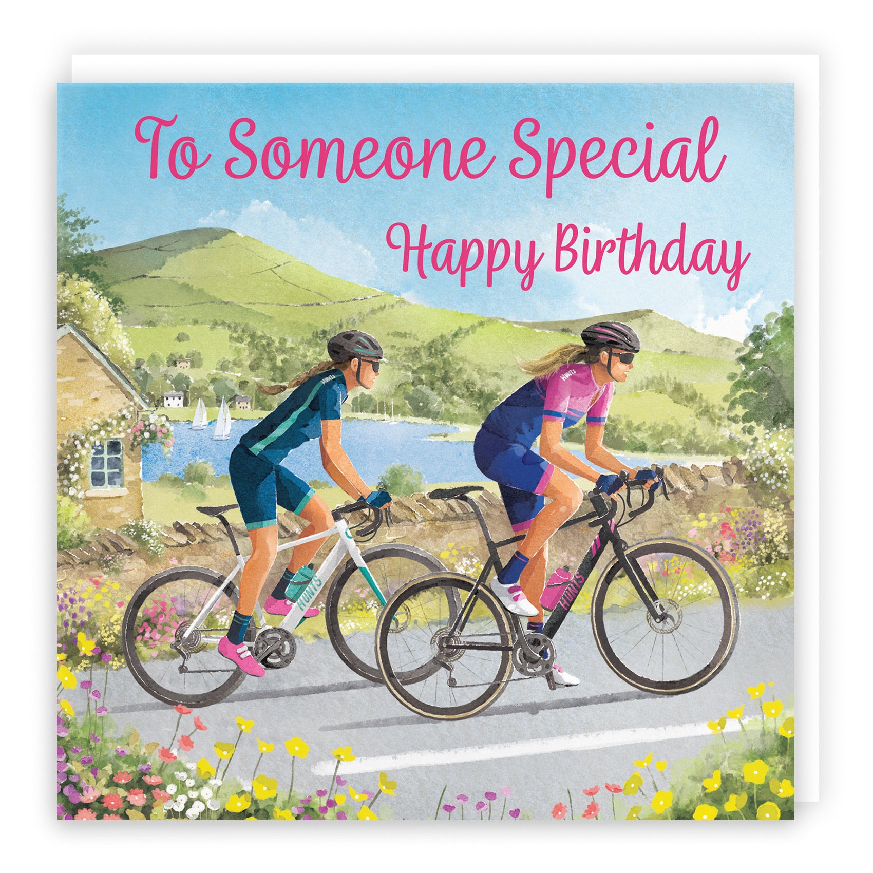 Someone Special Female Cycling Birthday Card Milo's Gallery - Default Title (B0CQZ4T9V4)