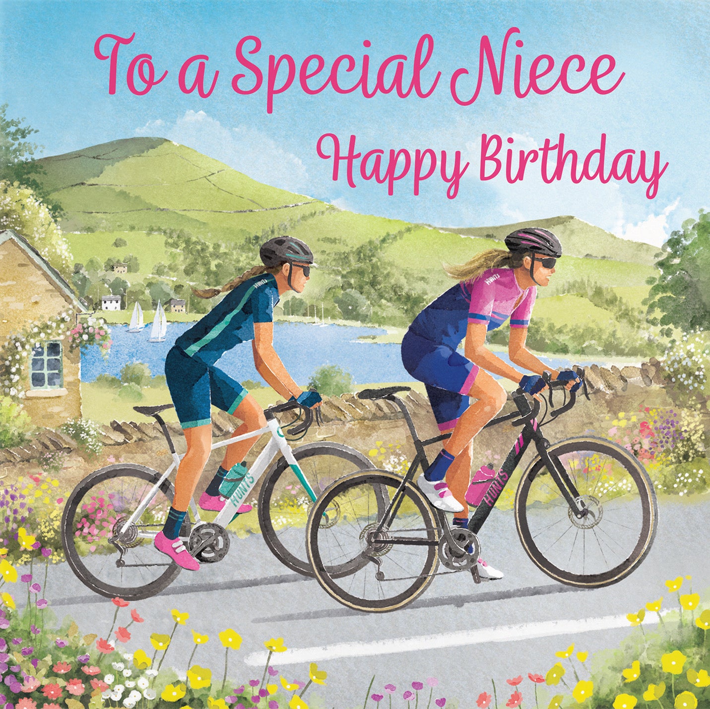 Niece Cycling Birthday Card Milo's Gallery - Default Title (B0CQZ5KW4L)