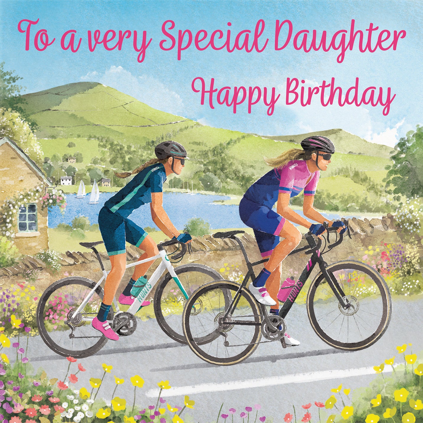 Daughter Cycling Birthday Card Milo's Gallery - Default Title (B0CQZ5Y2PQ)