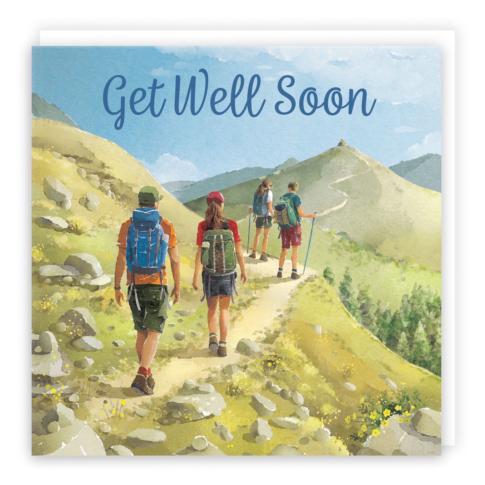 Walking Get Well Soon Card Milo's Gallery - Default Title (B0CR1J62C5)