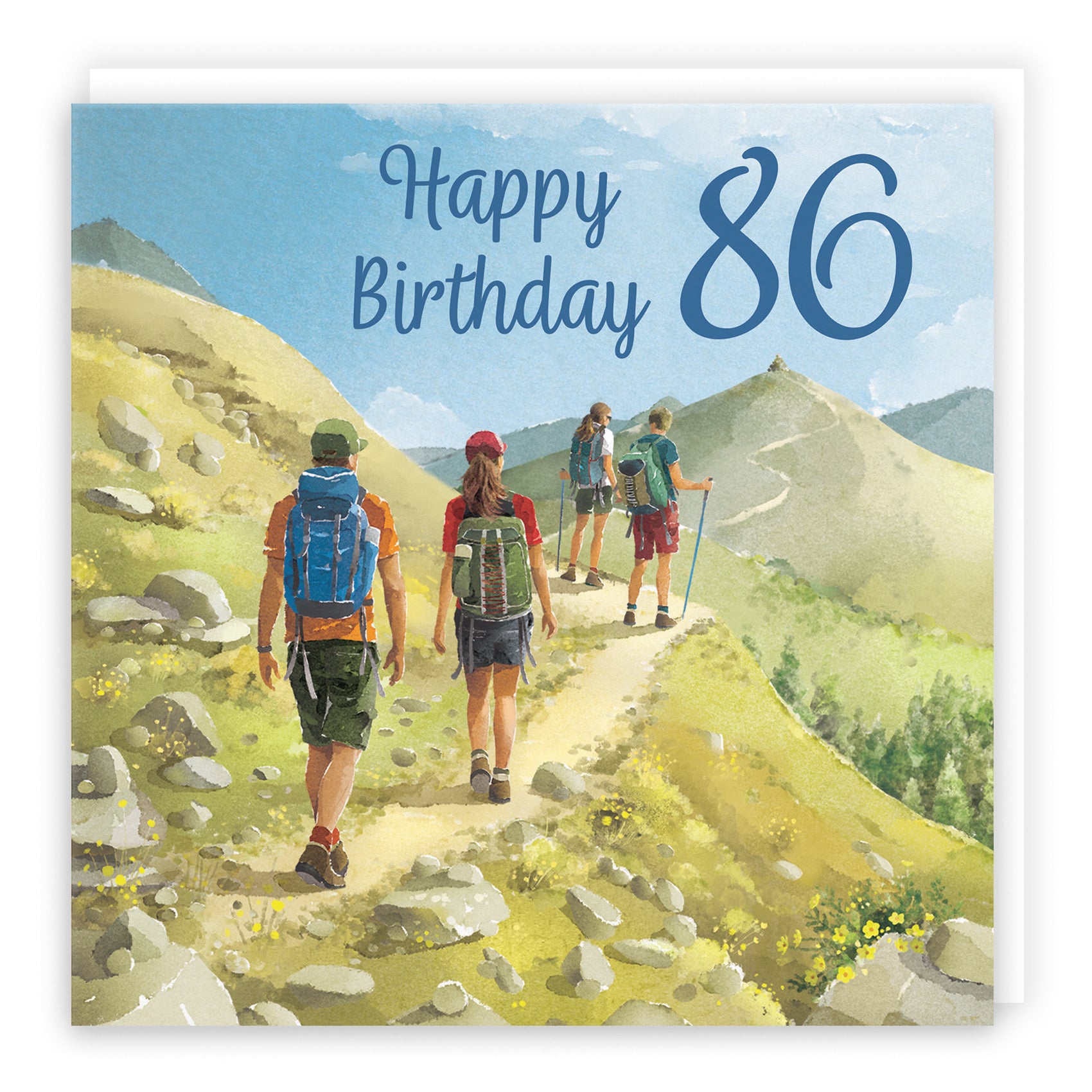 Walking 86th Birthday Card Milo's Gallery - Default Title (B0CR1S5PH2)