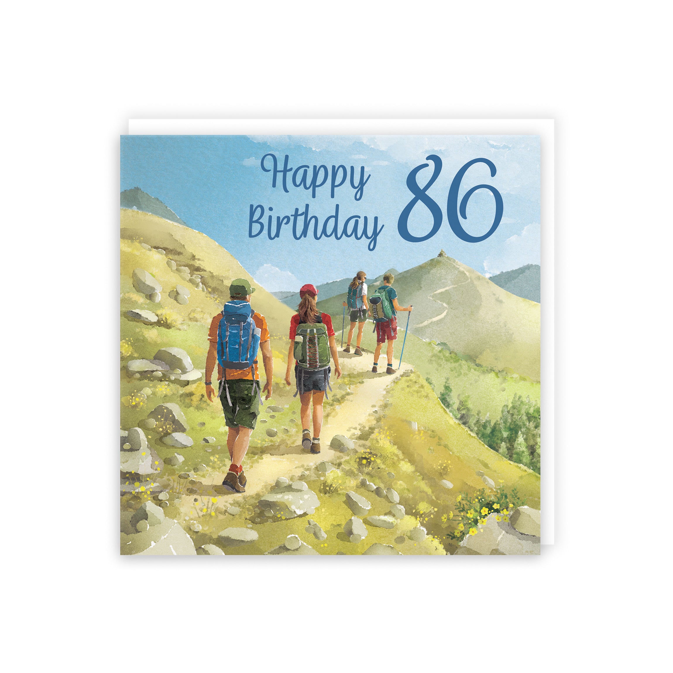 Walking 86th Birthday Card Milo's Gallery - Default Title (B0CR1S5PH2)