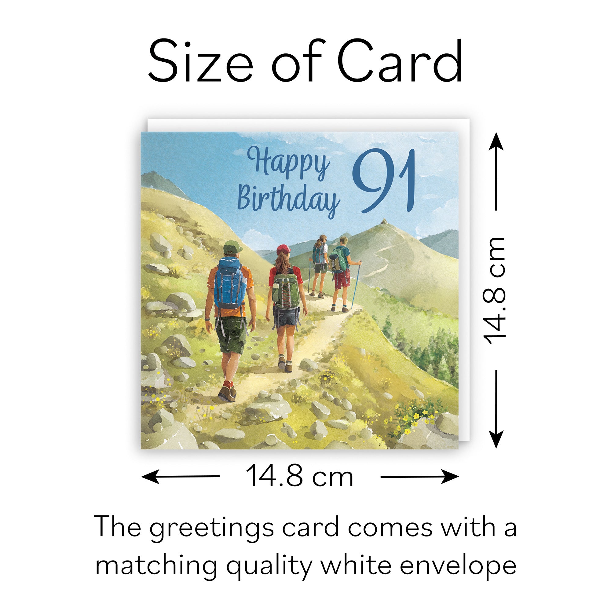 Walking 91st Birthday Card Milo's Gallery - Default Title (B0CR1SM3P9)