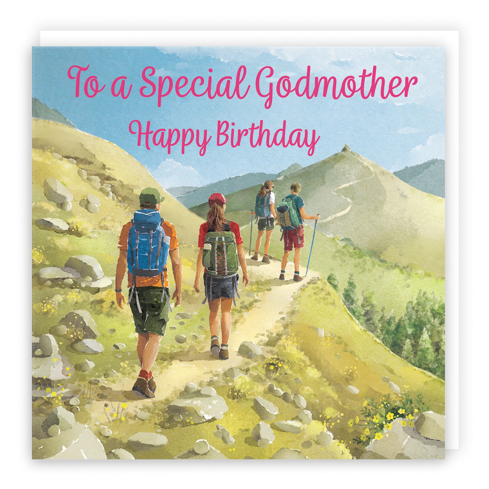 Godmother Walking Birthday Card Milo's Gallery - Default Title (B0CR1SN5DT)