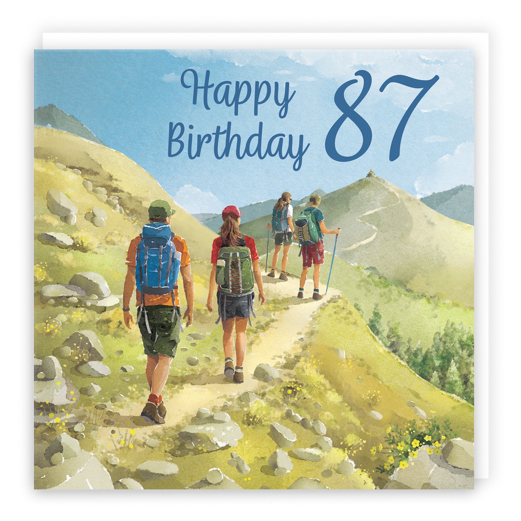 Walking 87th Birthday Card Milo's Gallery - Default Title (B0CR1STKCG)