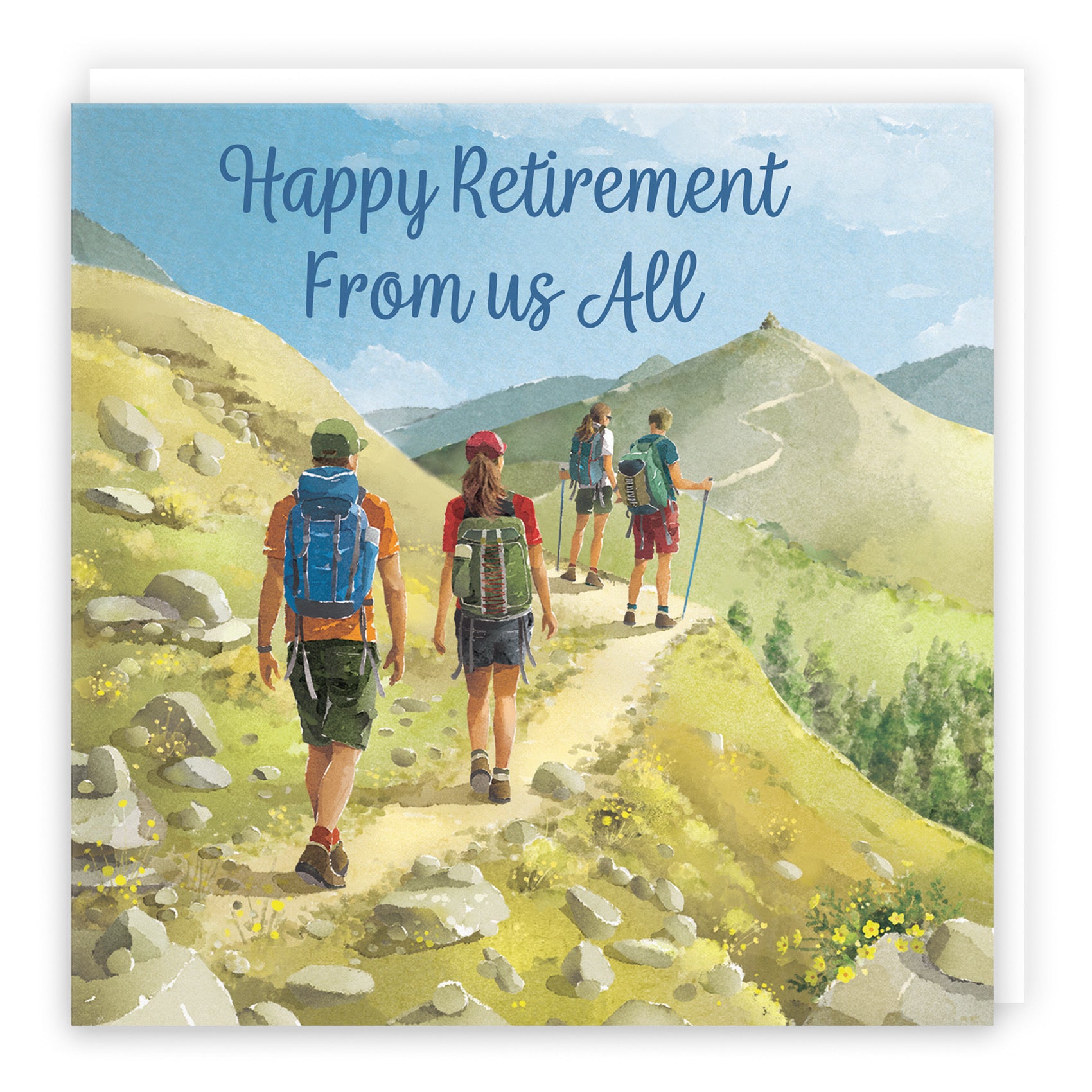 Walking Retirement Card From Us All Milo's Gallery - Default Title (B0CR1T99YD)
