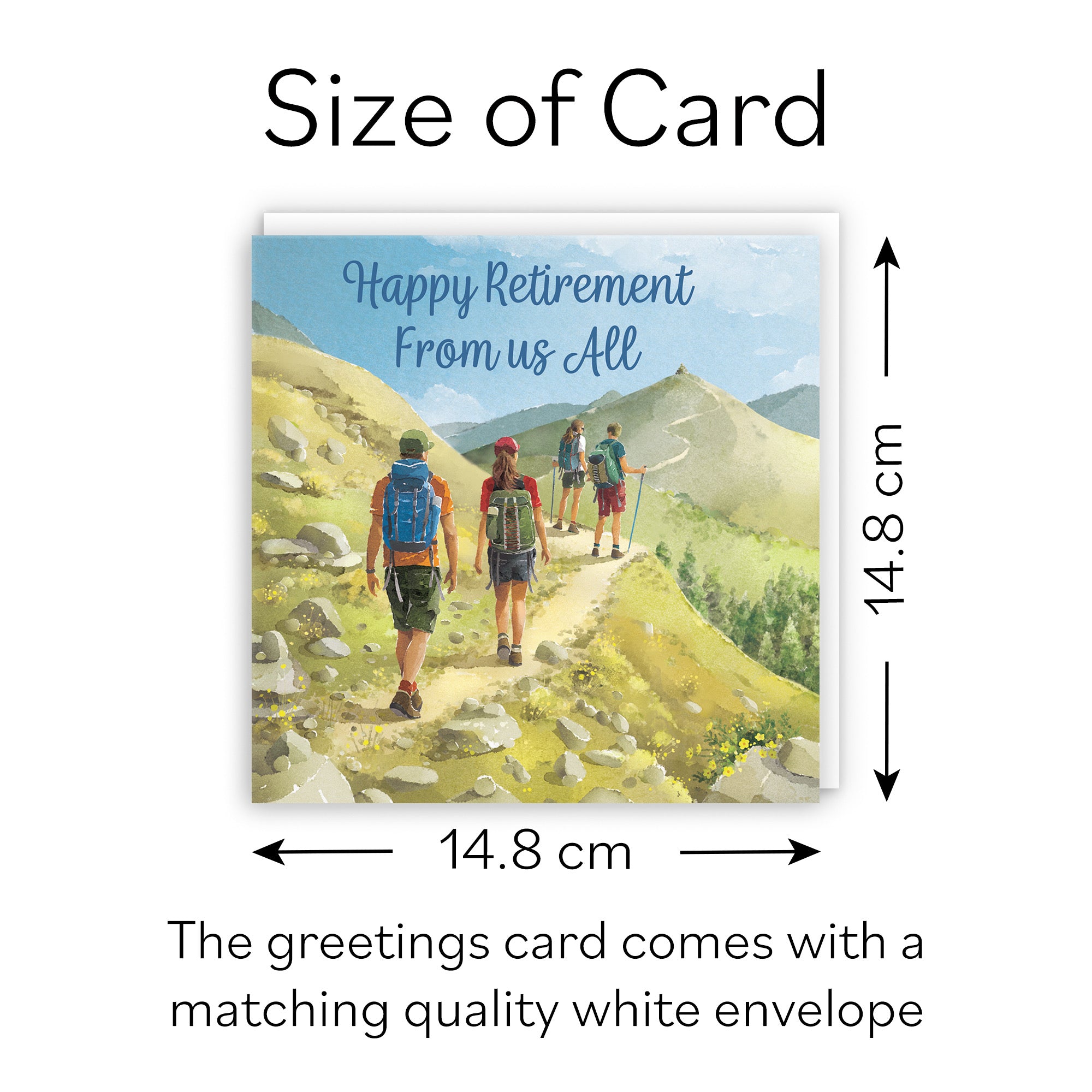 Walking Retirement Card From Us All Milo's Gallery - Default Title (B0CR1T99YD)