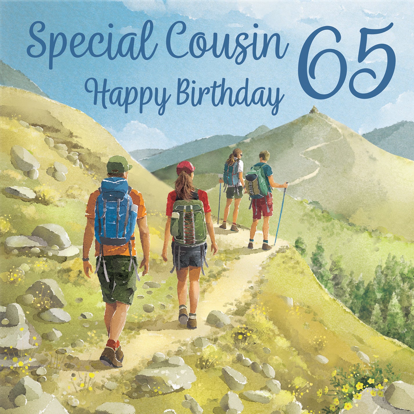 65th Cousin Walking Birthday Card Milo's Gallery - Default Title (B0CR1TBP4W)