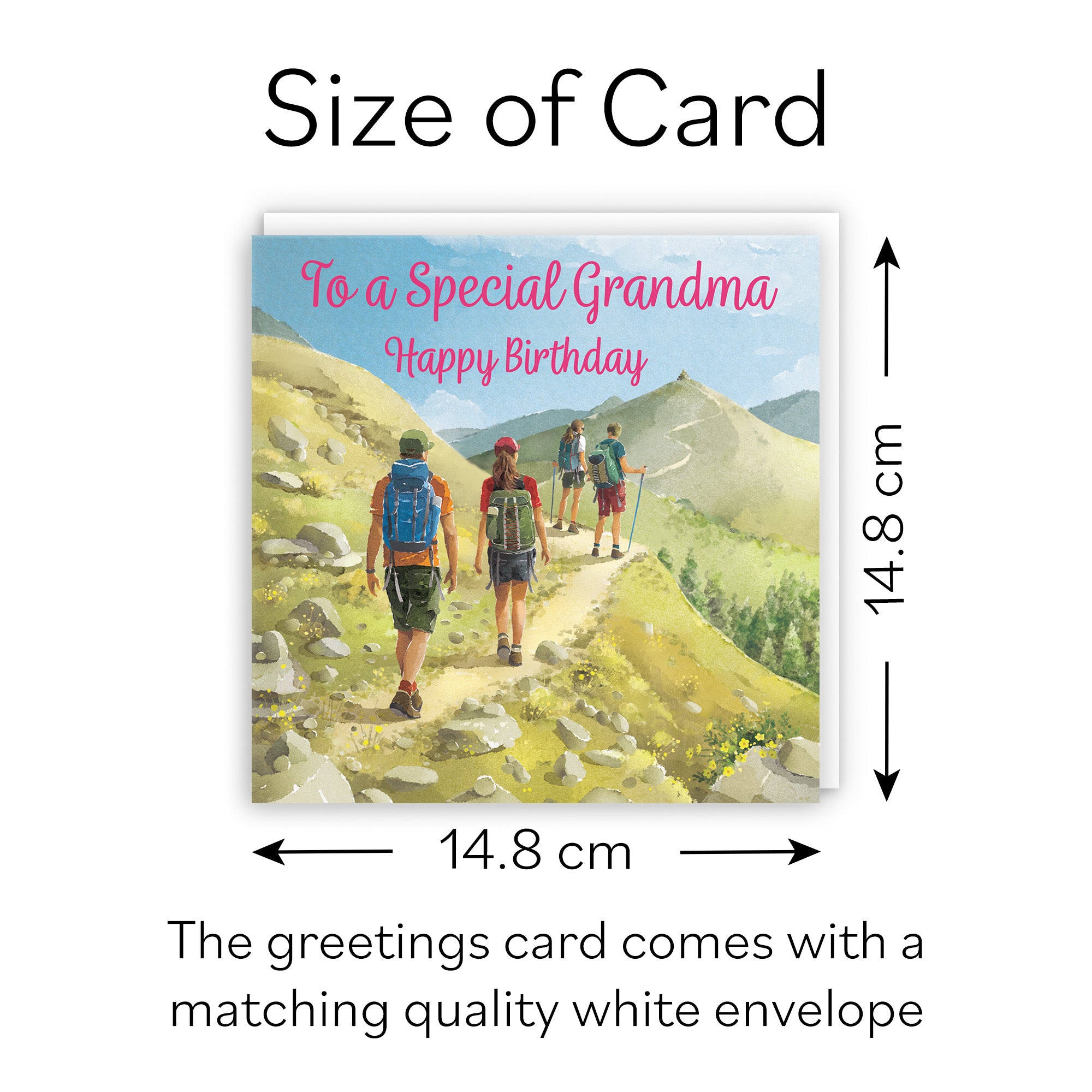 Grandma Walking Birthday Card Milo's Gallery - Default Title (B0CR1TCS5J)