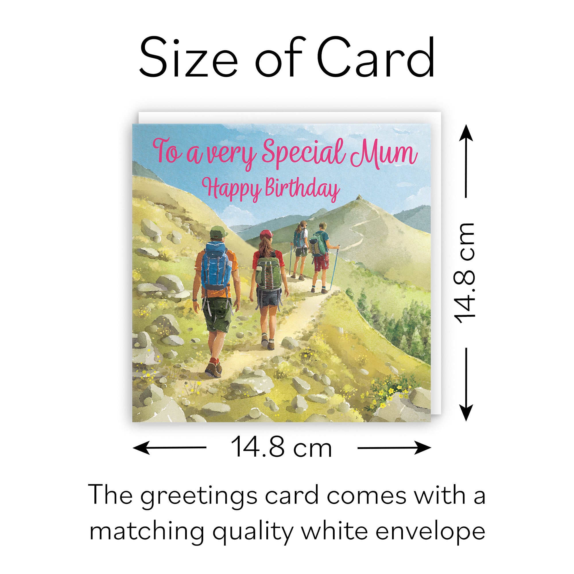 Mum Walking Birthday Card Milo's Gallery - Default Title (B0CR1TG3KF)