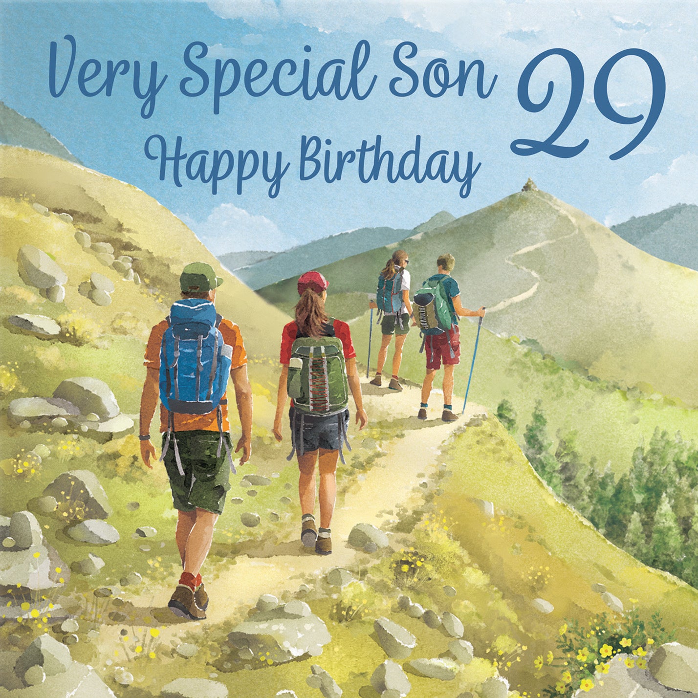 29th Son Walking Birthday Card Milo's Gallery - Default Title (B0CR1TG3KJ)