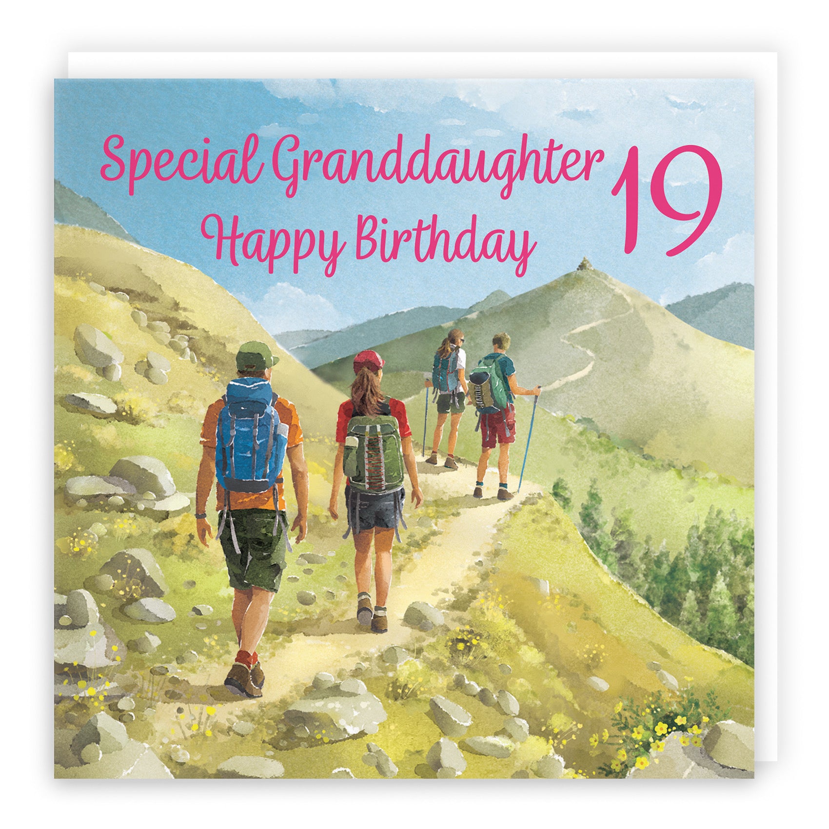 19th Granddaughter Walking Birthday Card Milo's Gallery - Default Title (B0CR1TK9W3)
