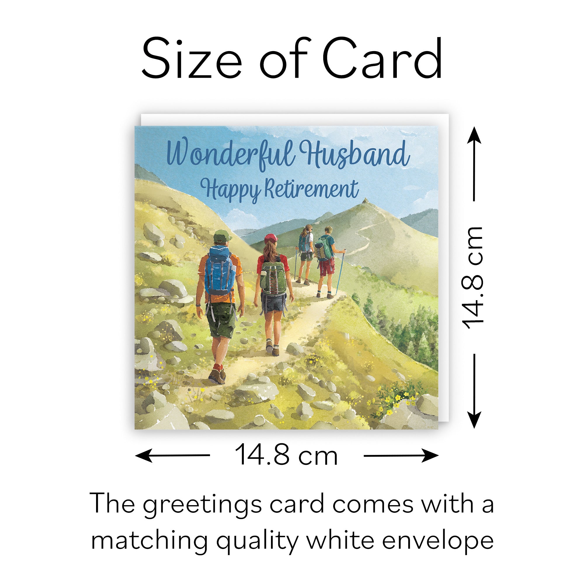 Husband Walking Retirement Card Milo's Gallery - Default Title (B0CR1TPZG9)