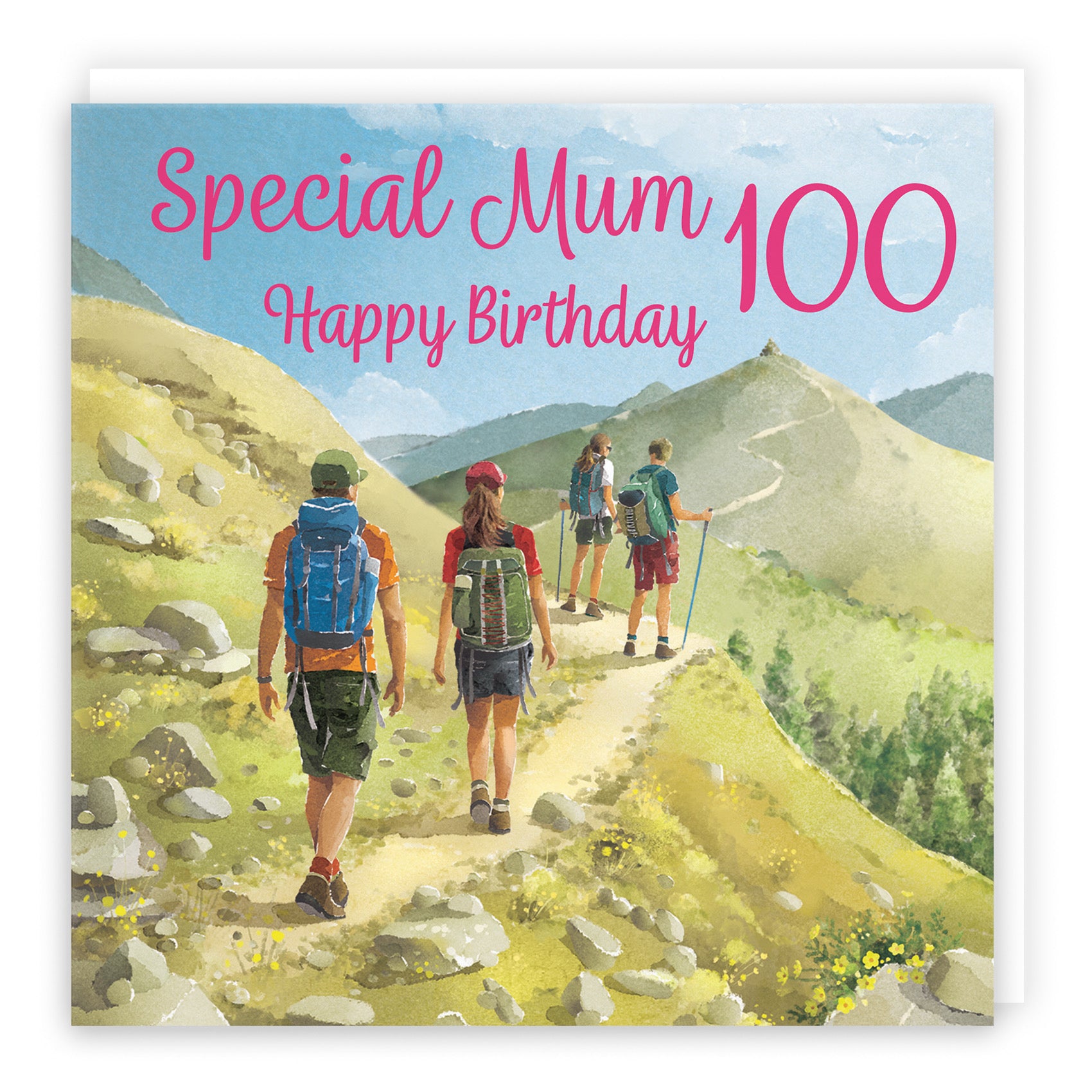 100th Mum Walking Birthday Card Milo's Gallery - Default Title (B0CR1TSQGK)
