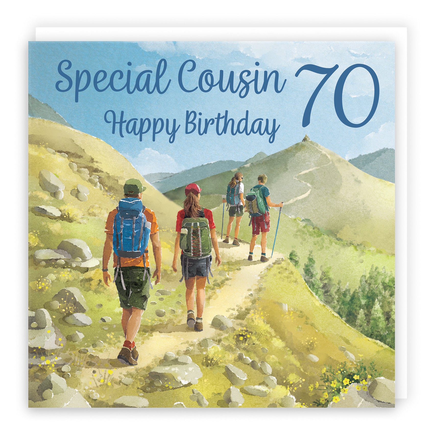 70th Cousin Walking Birthday Card Milo's Gallery - Default Title (B0CR1VCQSP)