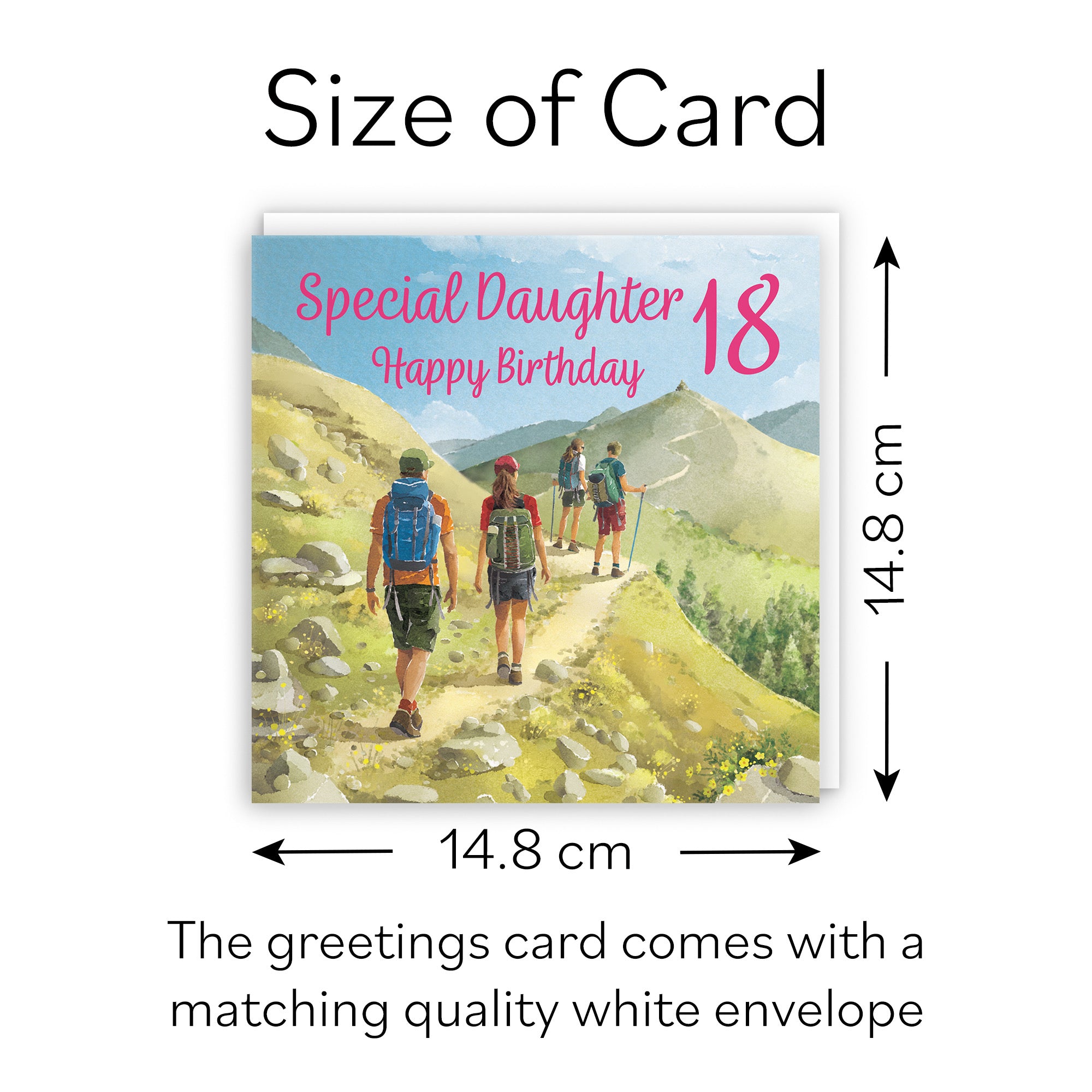 18th Daughter Walking Birthday Card Milo's Gallery - Default Title (B0CR1VQVQK)