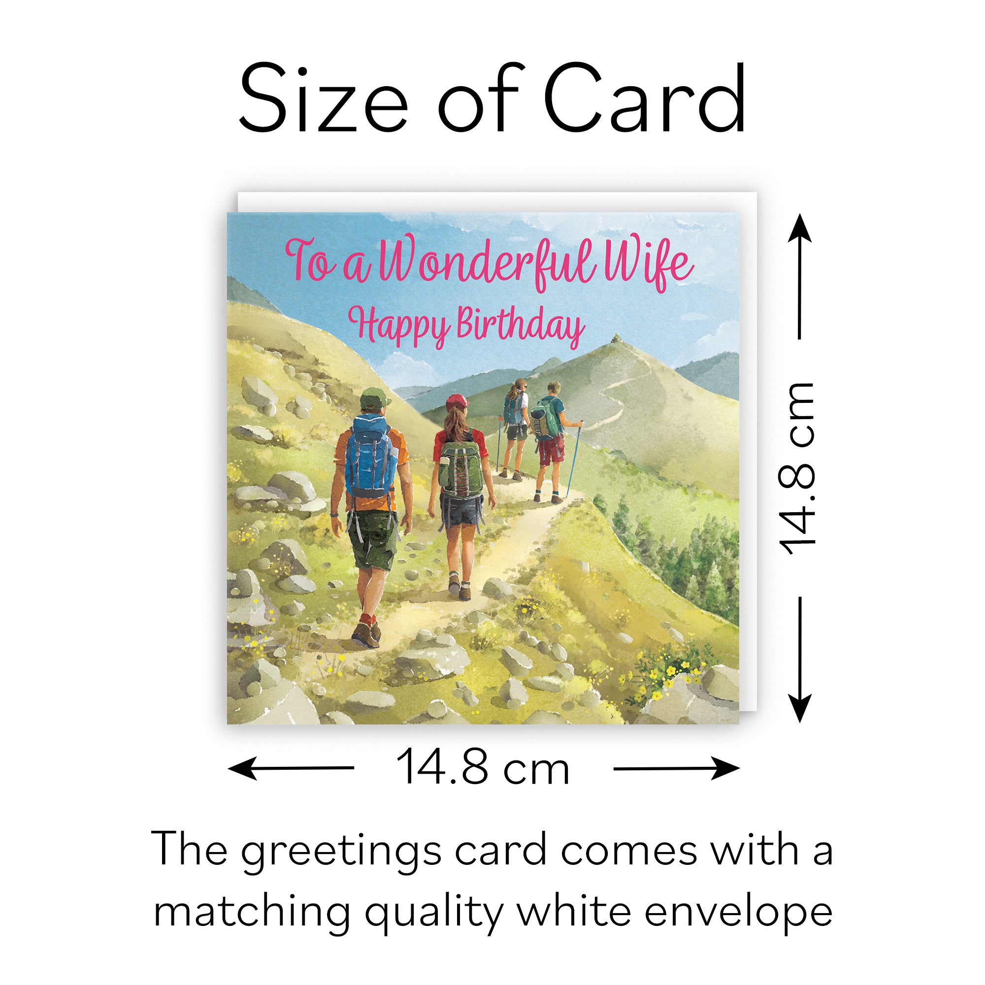 Wife Walking Birthday Card Milo's Gallery - Default Title (B0CR1W5Z6T)