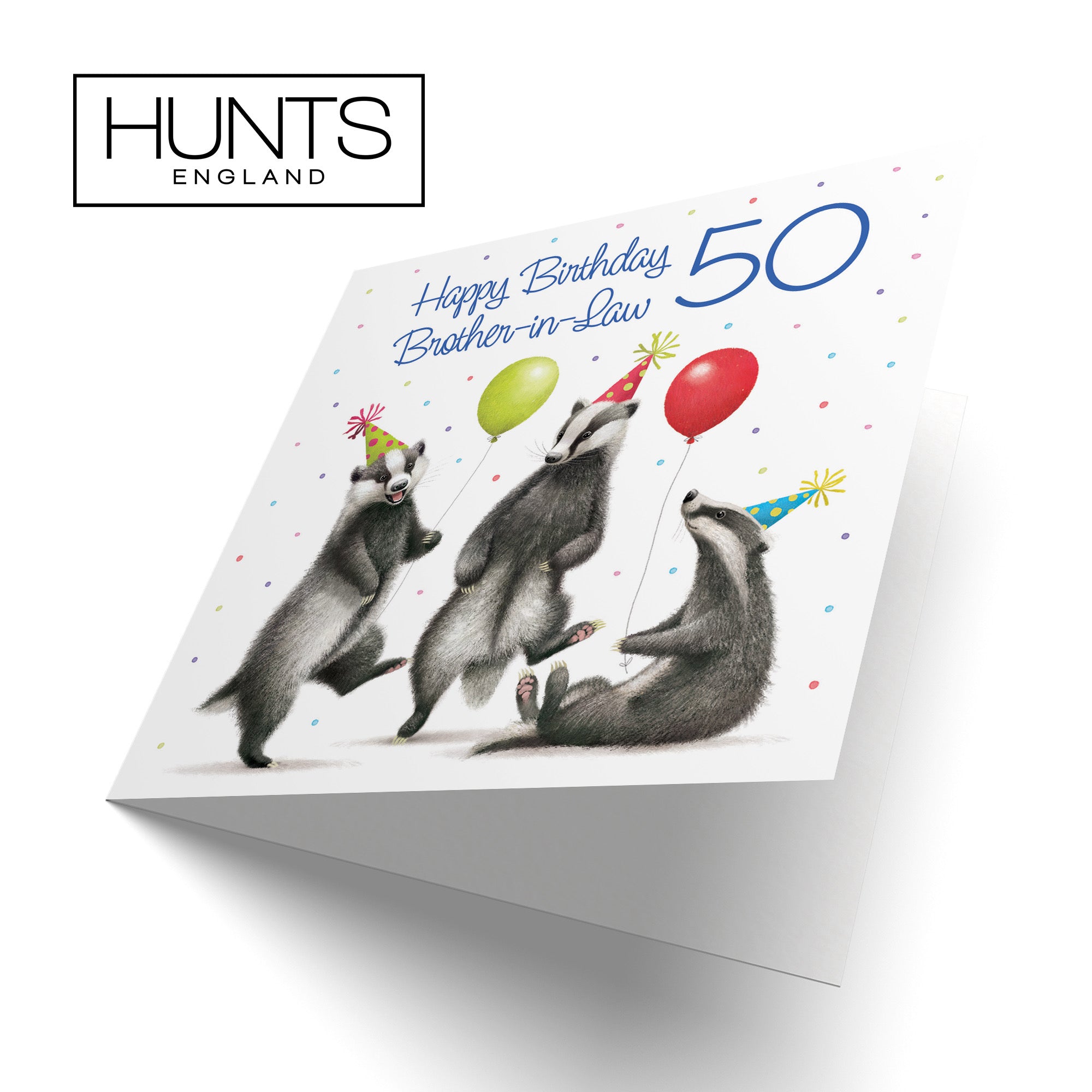 50th Brother In Law Badgers Birthday Card Milo's Gallery - Default Title (B0CRXGBFP8)