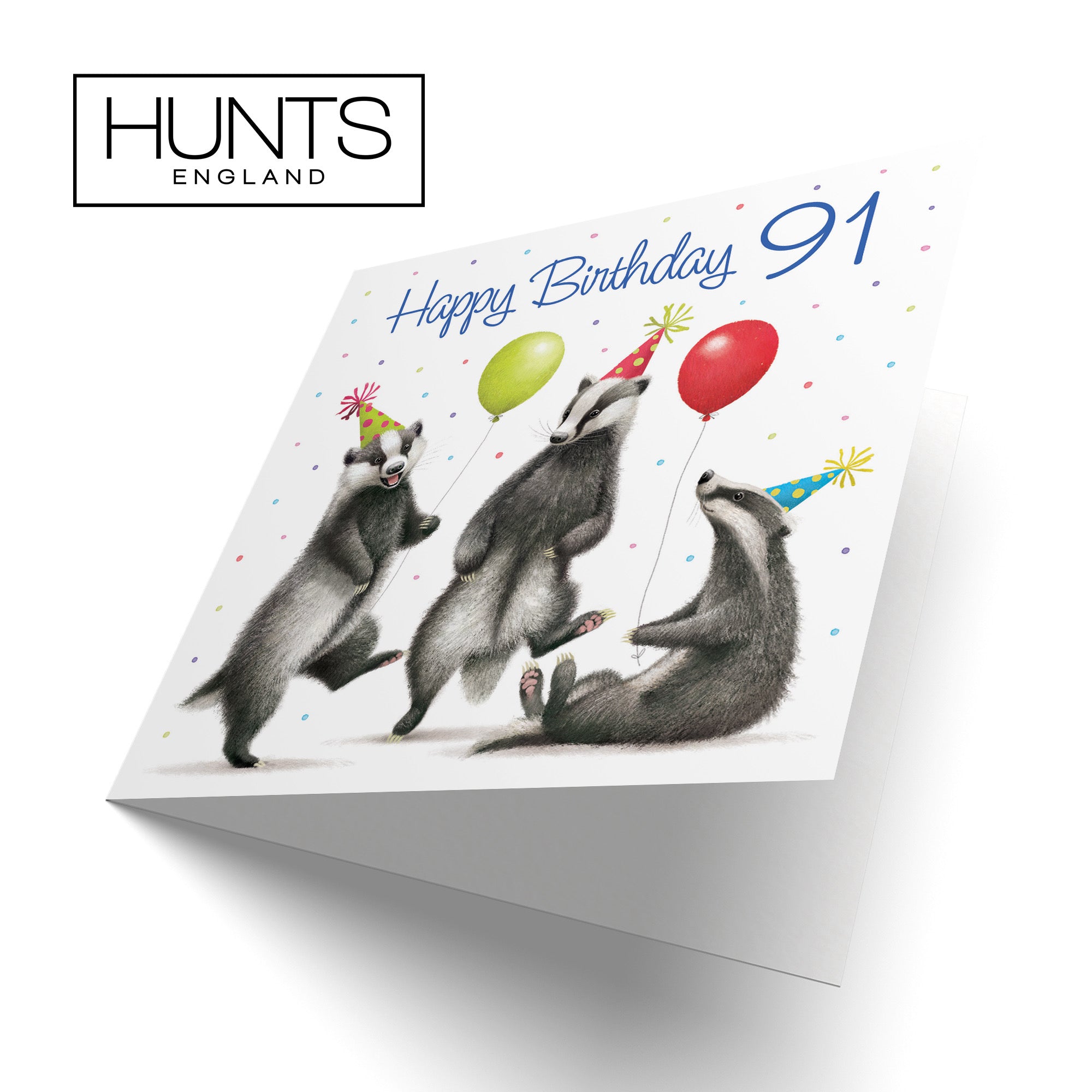 Badgers 91st Birthday Card Milo's Gallery - Default Title (B0CRXL2RPN)