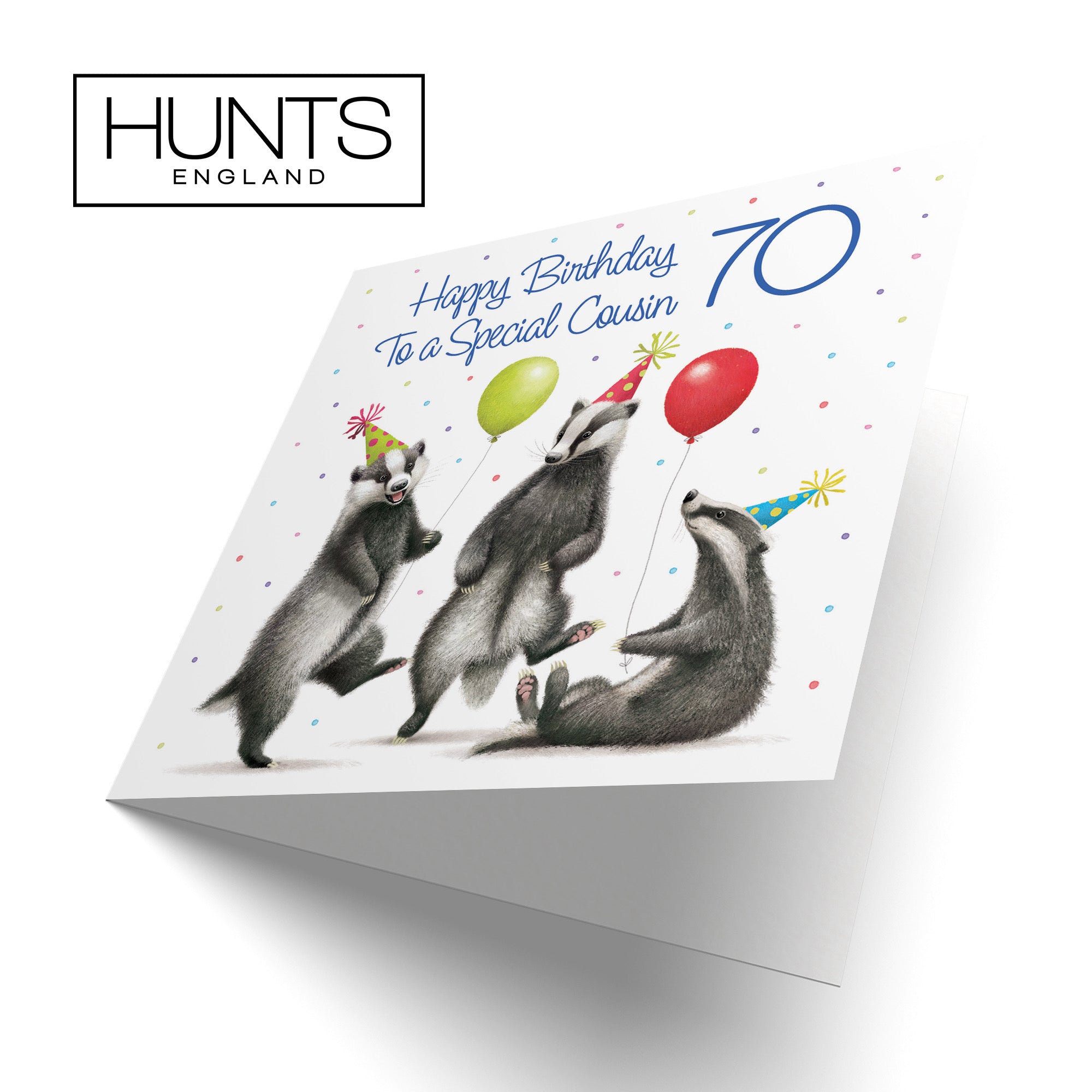 70th Cousin Badgers Birthday Card Milo's Gallery - Default Title (B0CRXL3PGX)