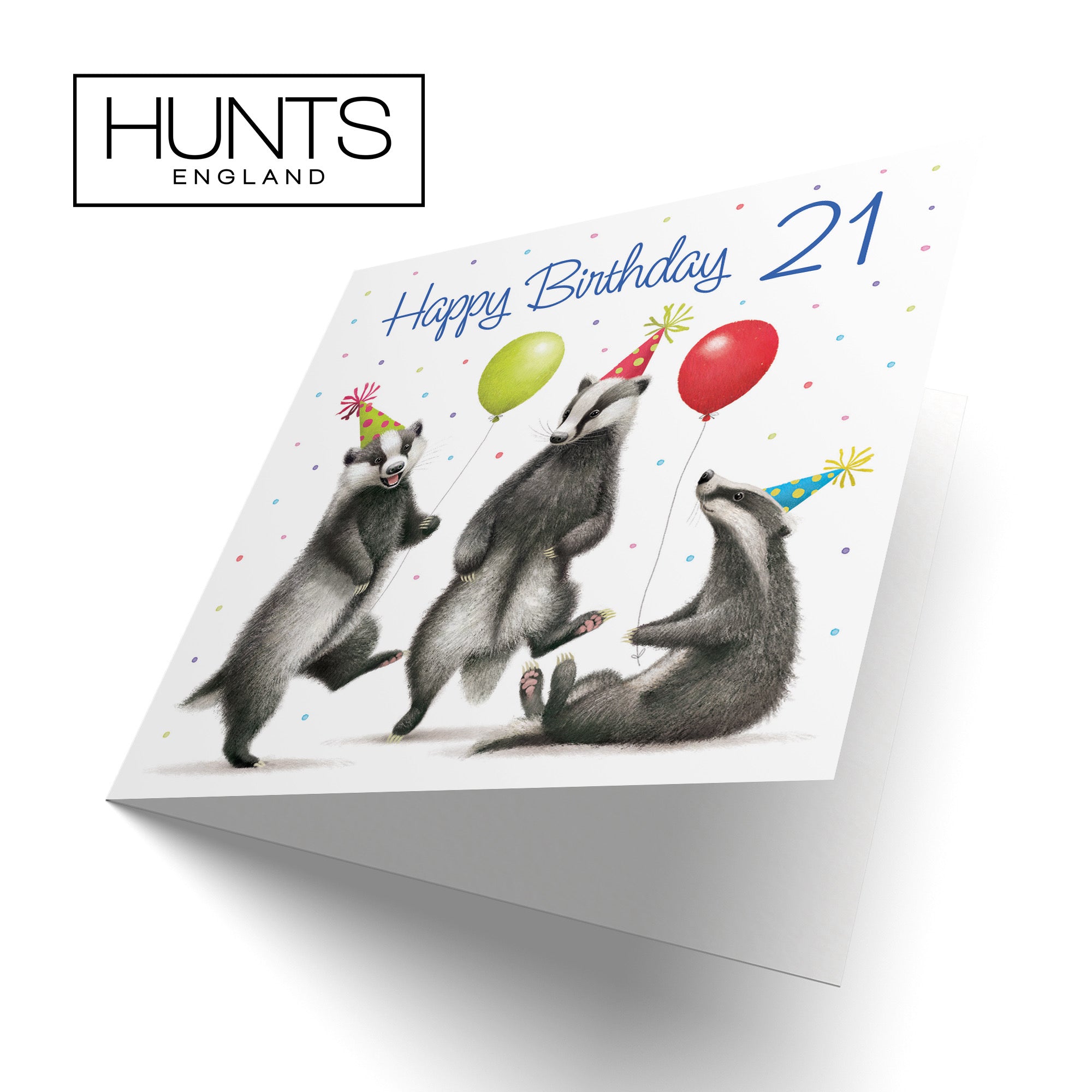 Badgers 21st Birthday Card Milo's Gallery - Default Title (B0CRXMCQCF)