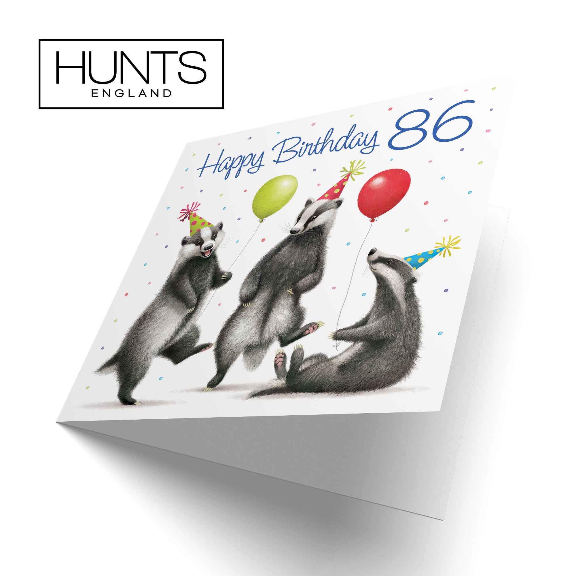 Badgers 86th Birthday Card Milo's Gallery - Default Title (B0CRXT16RY)