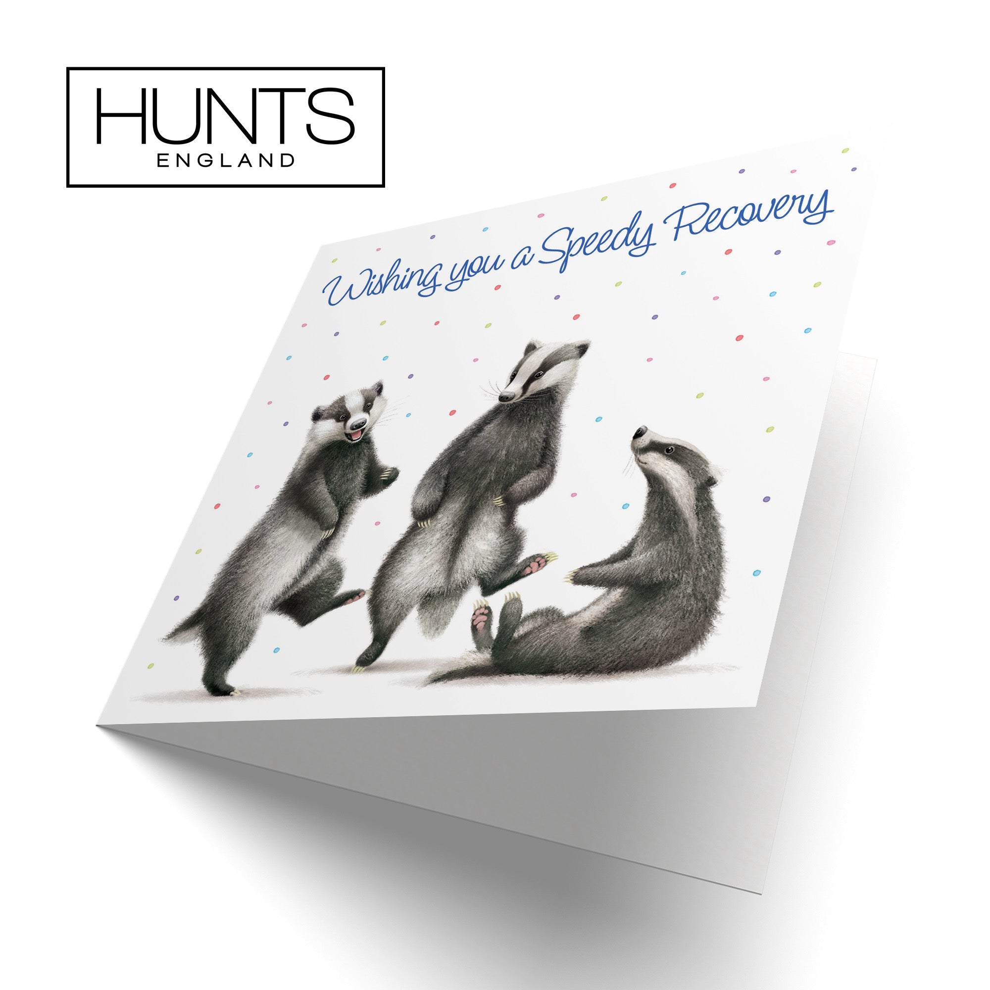 Badgers Wishing You A Speedy Recovery Card Milo's Gallery - Default Title (B0CRXT6Z73)