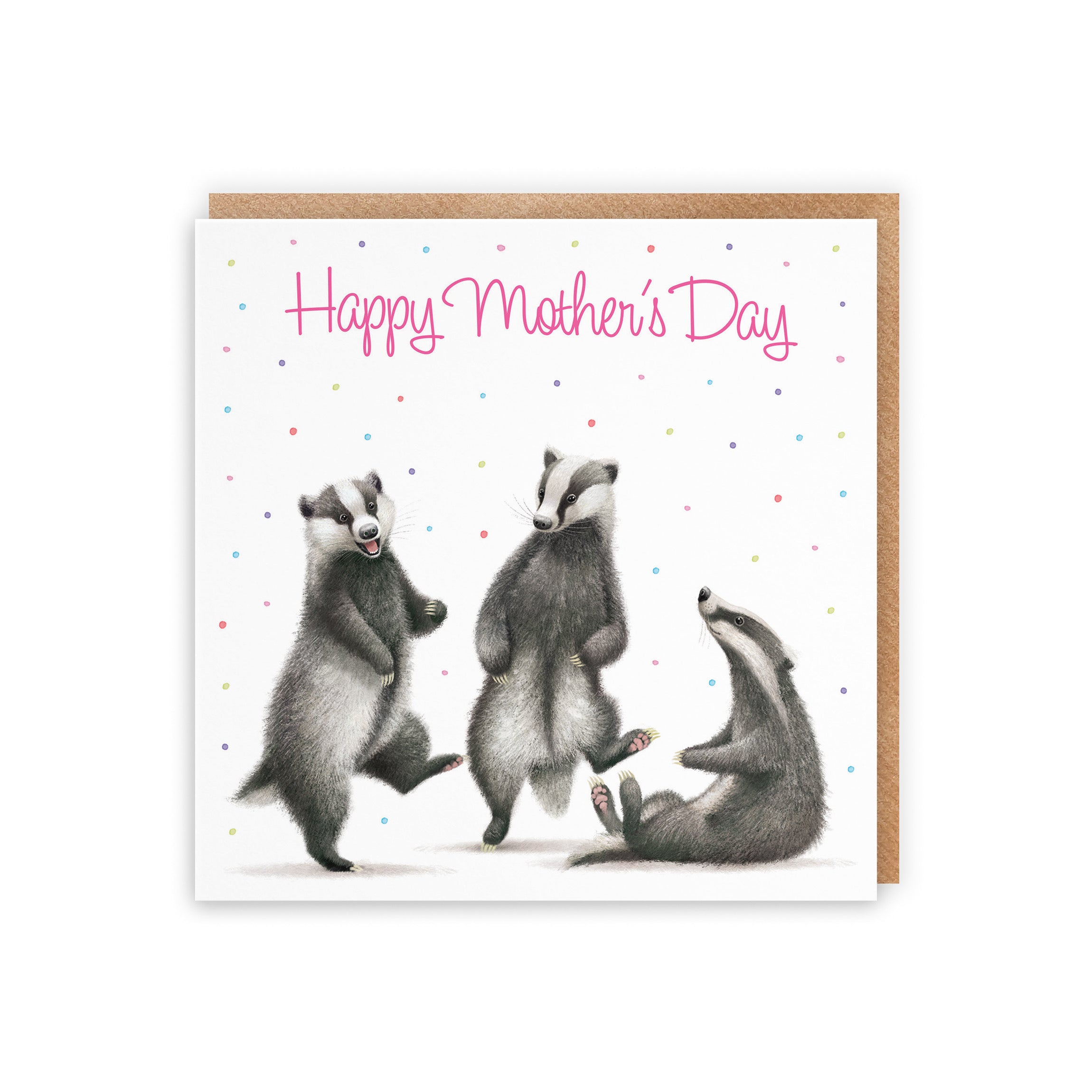 Badgers Mother's Day Card Milo's Gallery - Default Title (B0CRXTCCS3)