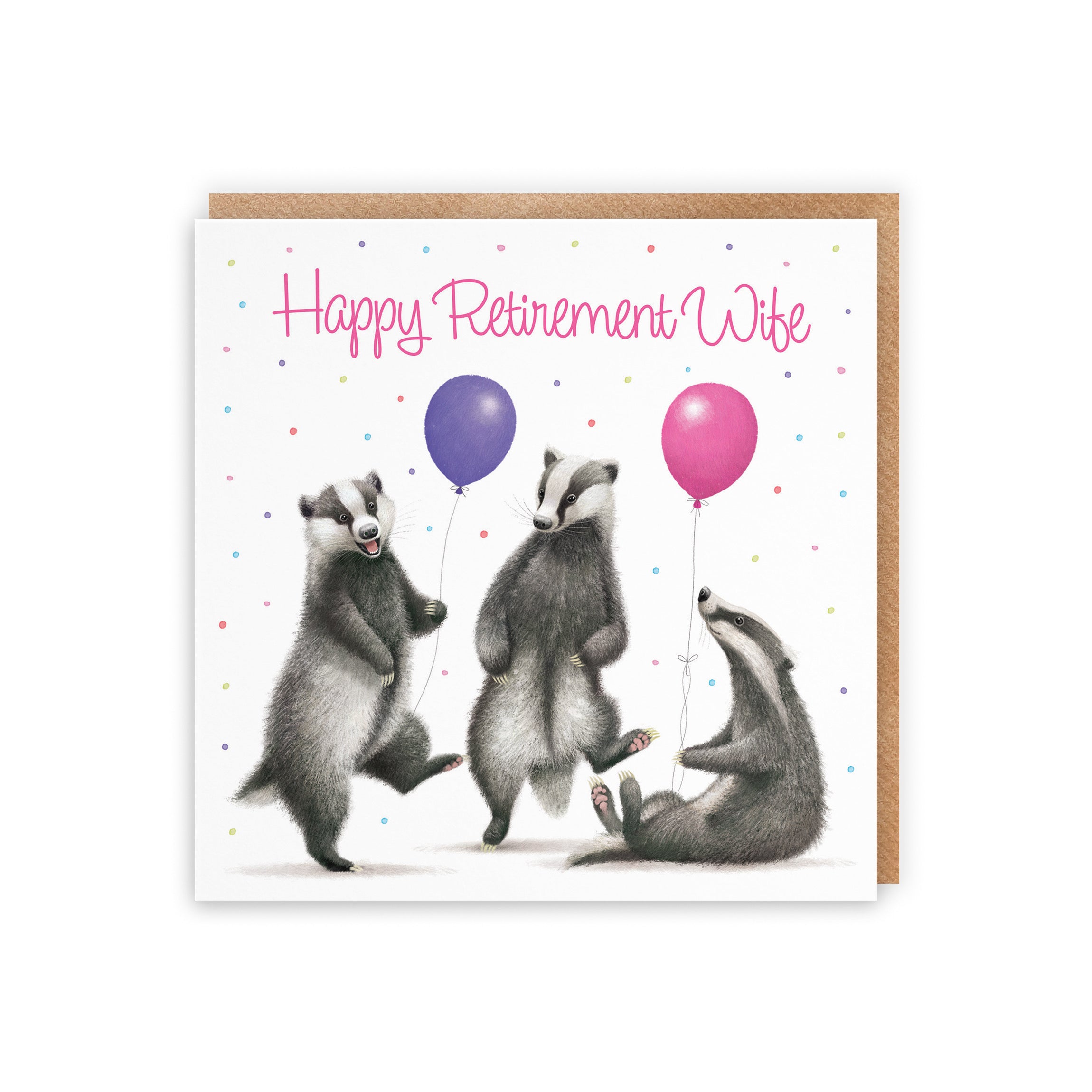 Badgers Wife Retirement Card Milo's Gallery - Default Title (B0CRY157KZ)