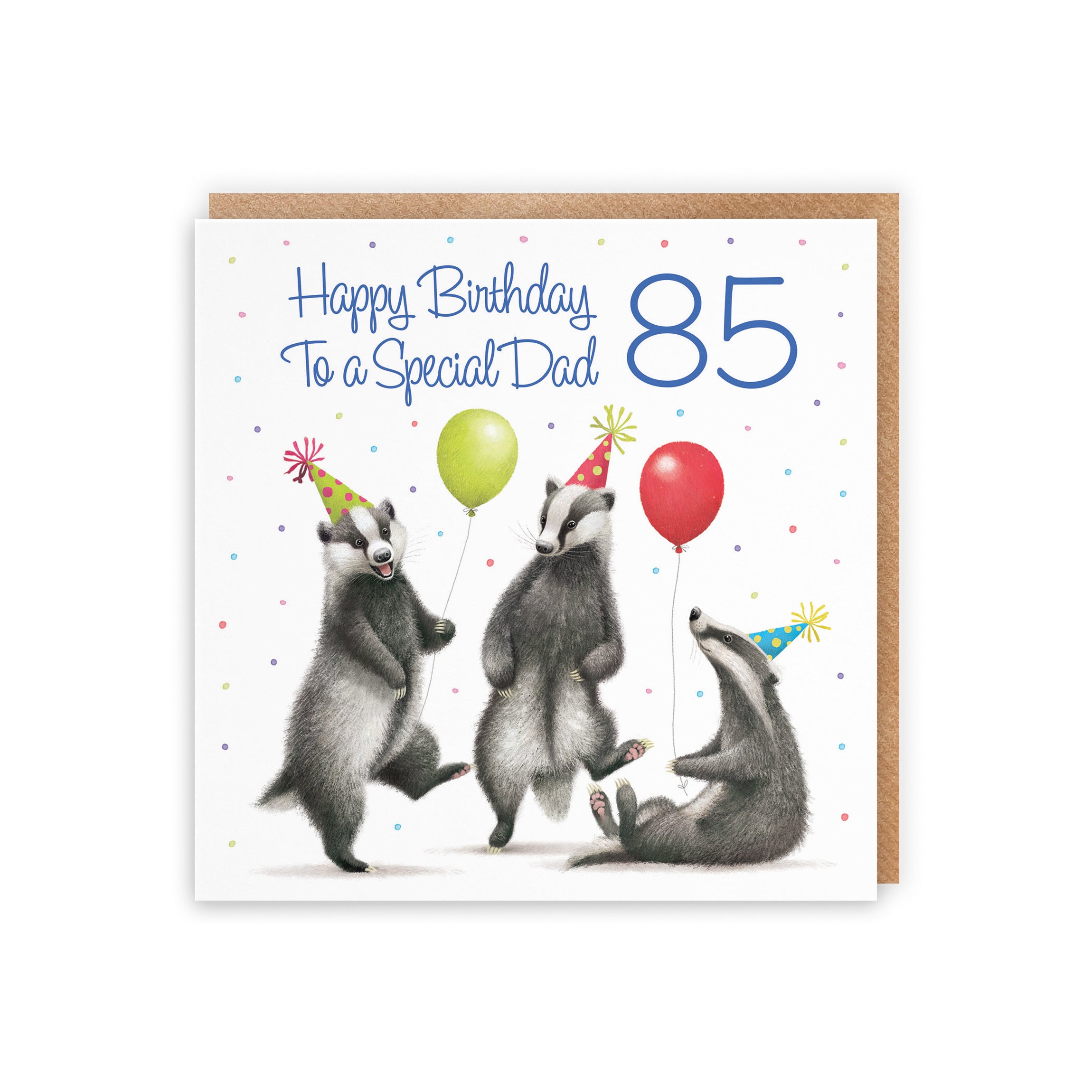 85th Dad Badgers Birthday Card Milo's Gallery - Default Title (B0CRY157L2)