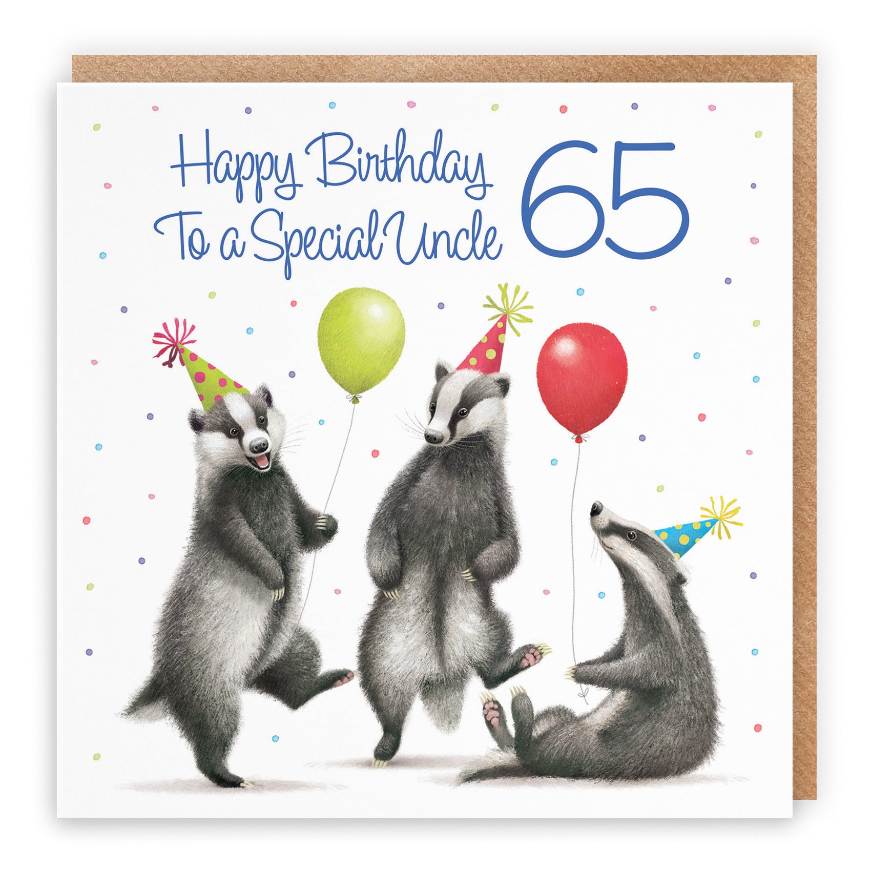 65th Uncle Badgers Birthday Card Milo's Gallery - Default Title (B0CRY2HD3X)