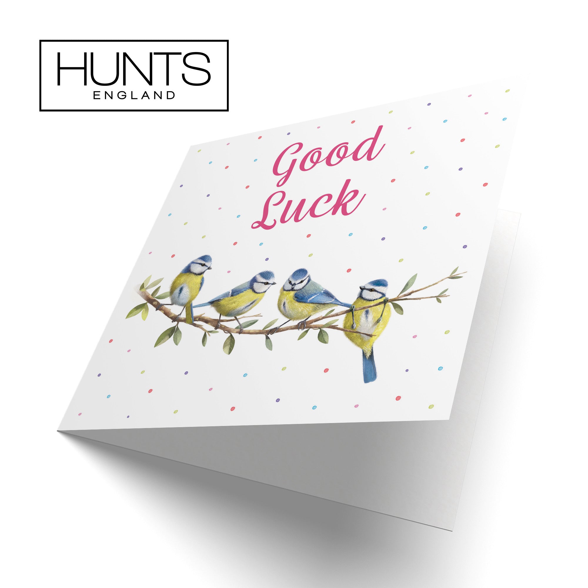 Blue Tits Good Luck Card Milo's Gallery - Default Title (B0CV9D6BWR)